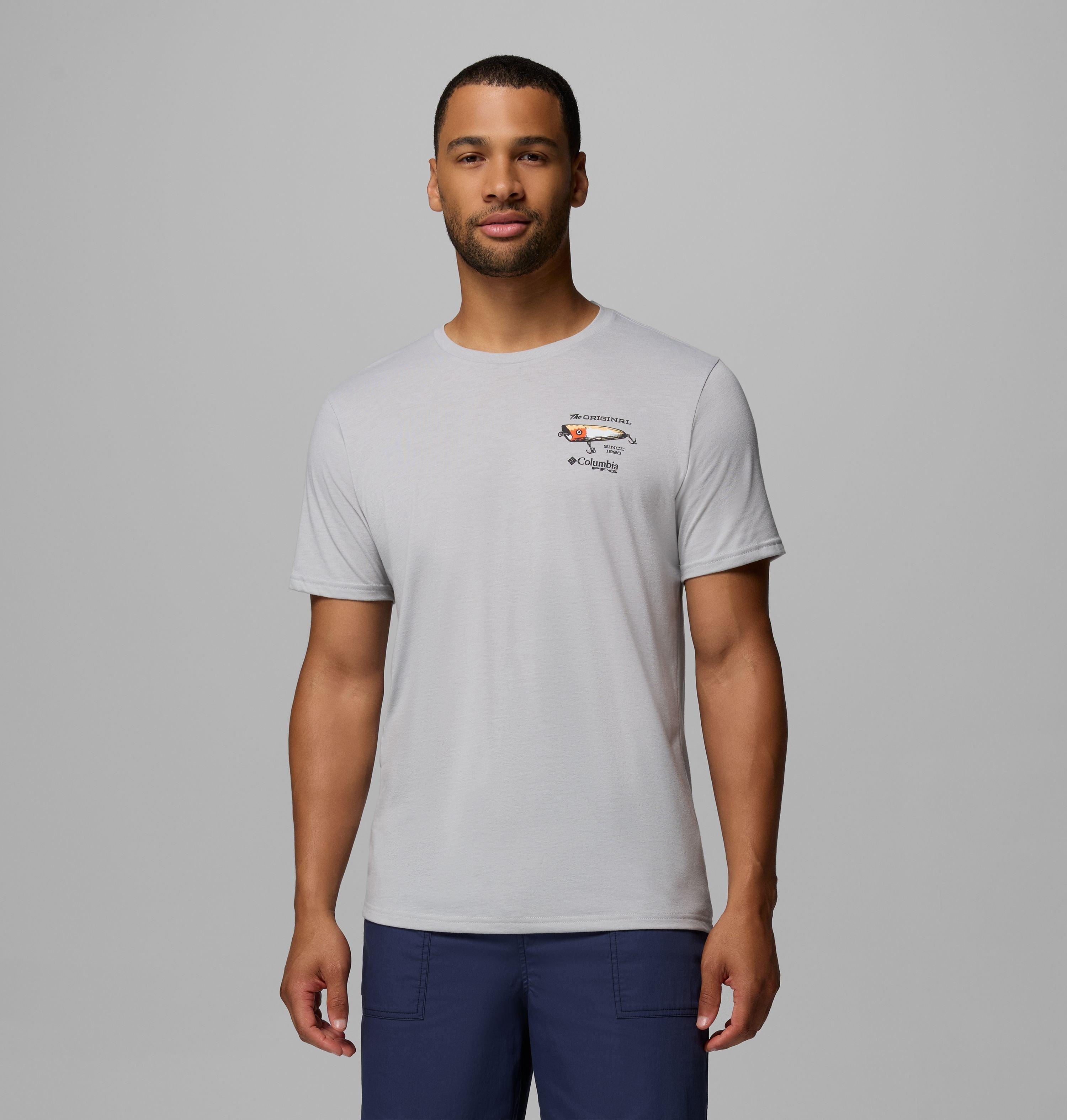 Columbia Men's PFG Lure Lineup Short Sleeve Shirt by COLUMBIA