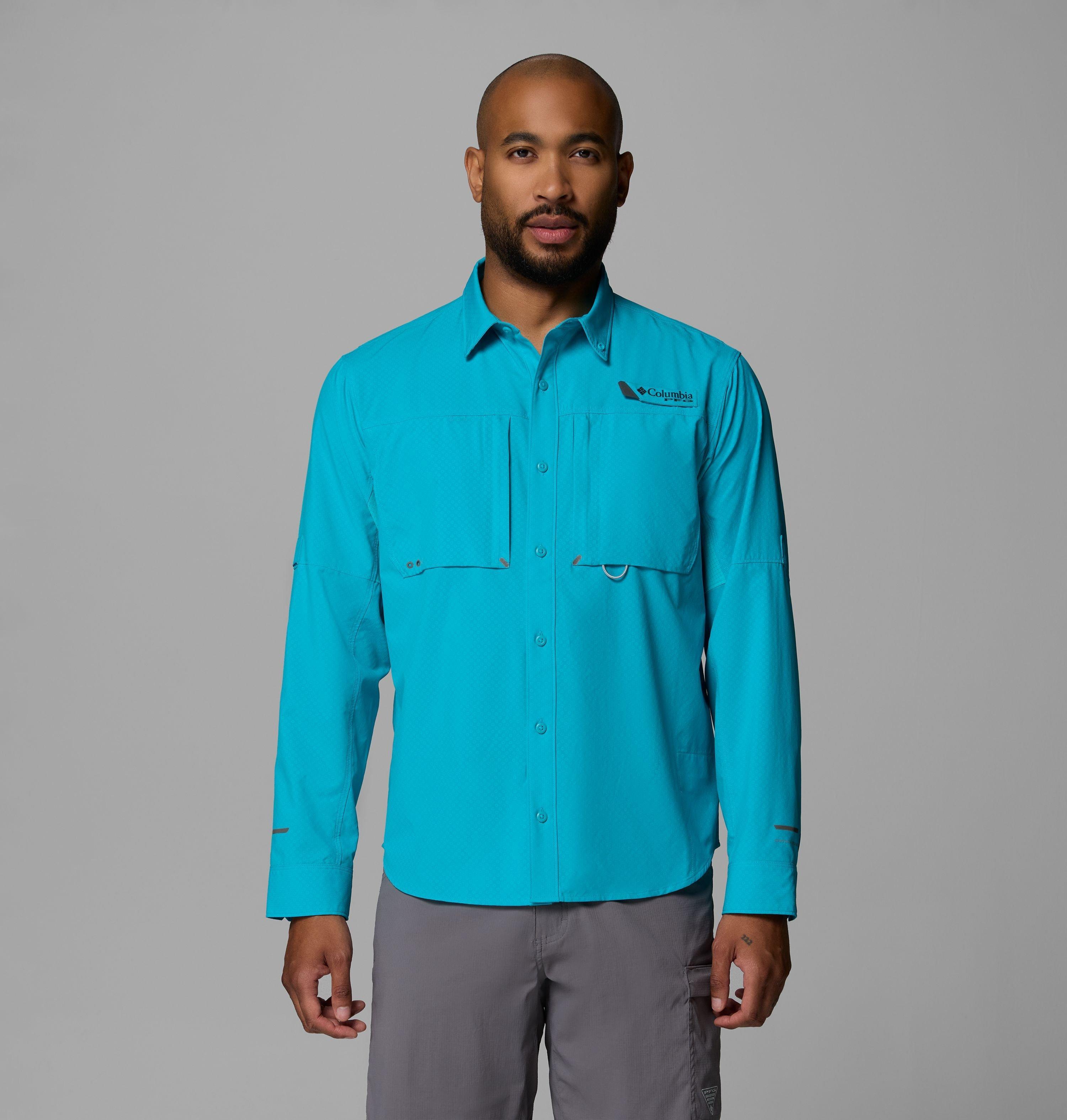 Columbia Men's PFG Shadowcaster II Zero Long Sleeve Shirt by COLUMBIA