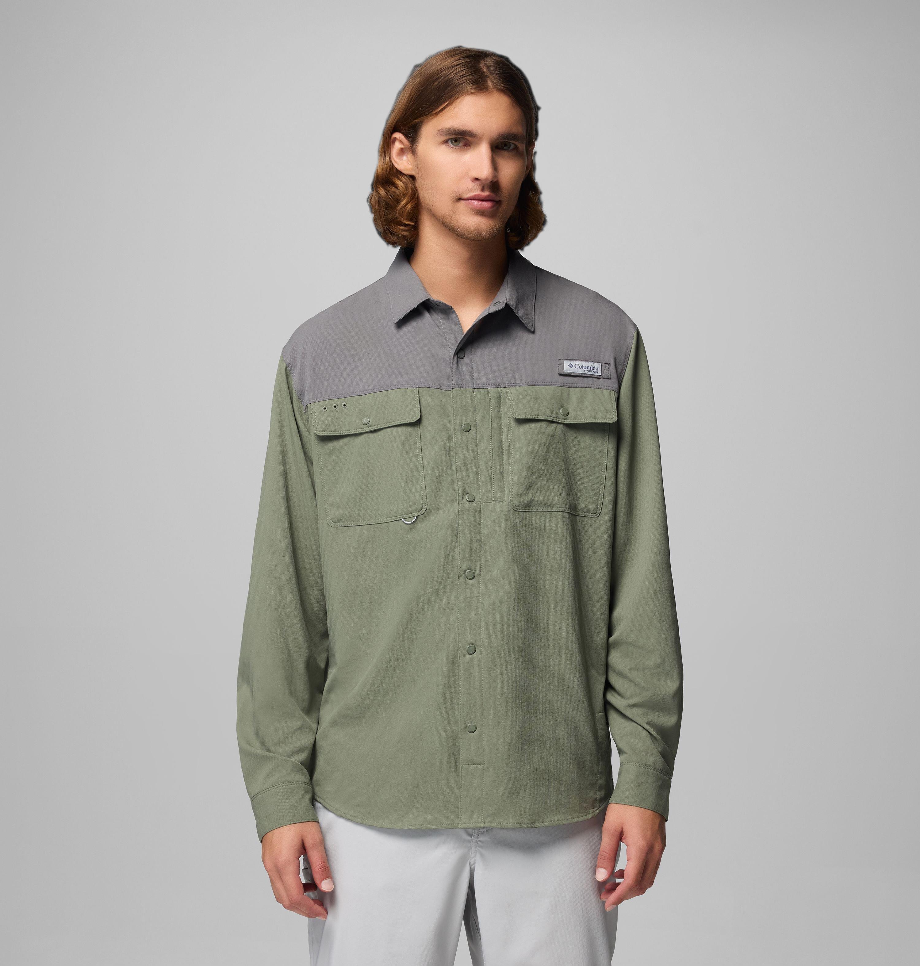 Columbia Men's PFG Shoaltech Long Sleeve Shirt by COLUMBIA