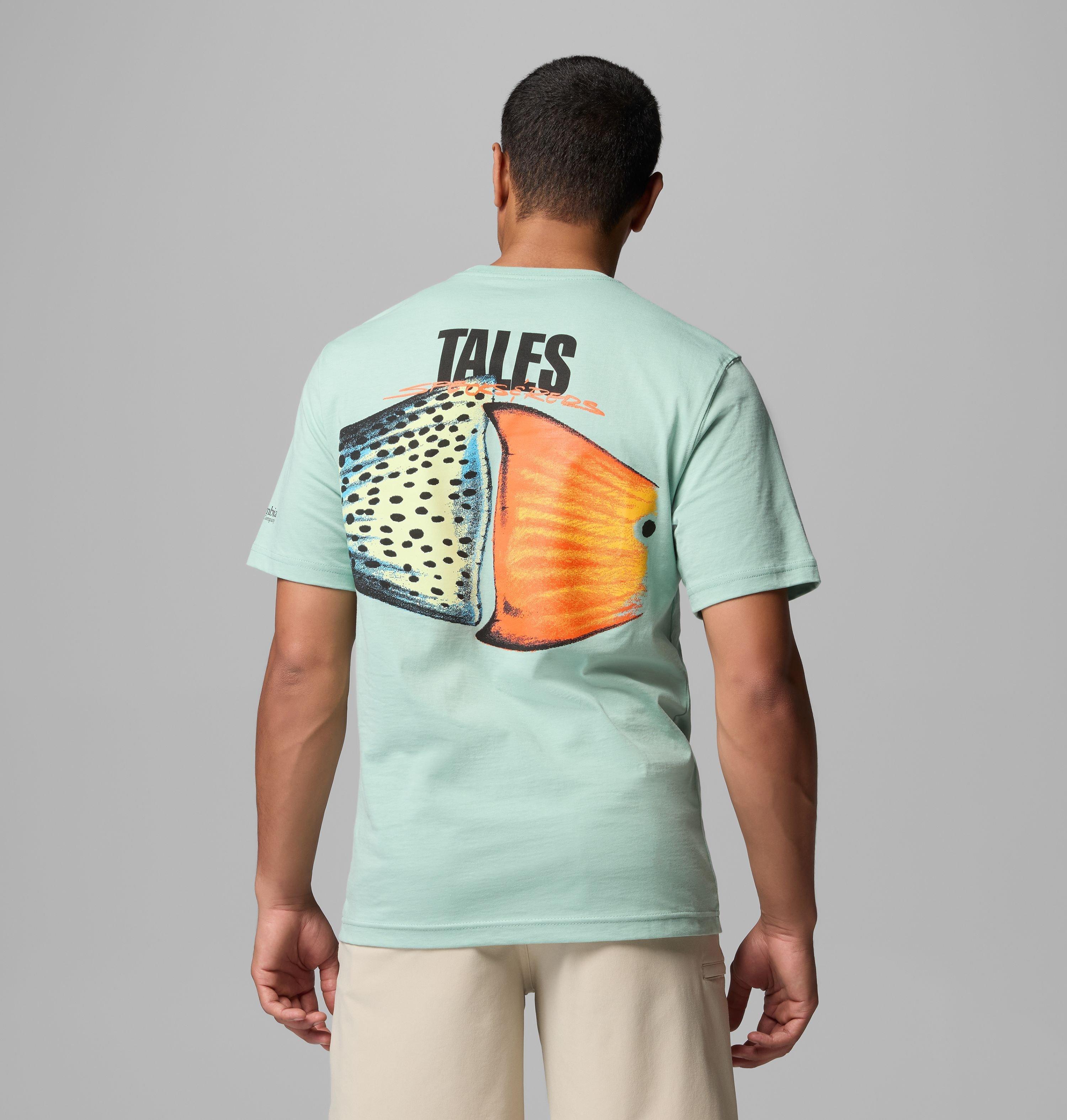 Columbia Men's PFG Speck Red T-Shirt by COLUMBIA