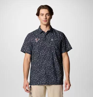 Columbia Men's PFG Super Slack Tide Short Sleeve Shirt - Atlanta Falcons by COLUMBIA