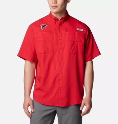 Columbia Men's PFG Tamiami Short Sleeve Shirt - Atlanta Falcons by COLUMBIA