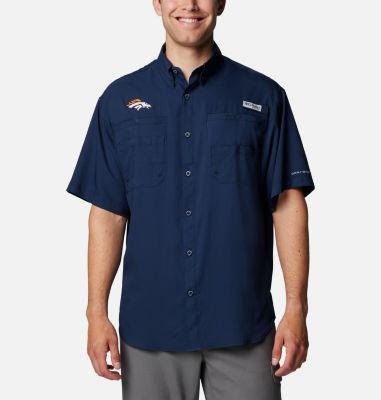 Columbia Men's PFG Tamiami Short Sleeve Shirt - Denver Broncos by COLUMBIA