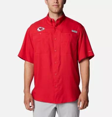 Columbia Men's PFG Tamiami Short Sleeve Shirt - Kansas City Chiefs by COLUMBIA