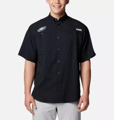 Columbia Men's PFG Tamiami Short Sleeve Shirt - Philadelphia Eagles by COLUMBIA
