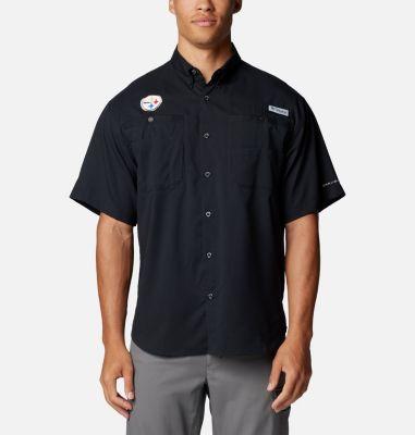 Columbia Men's PFG Tamiami Short Sleeve Shirt - Pittsburgh Steelers by COLUMBIA