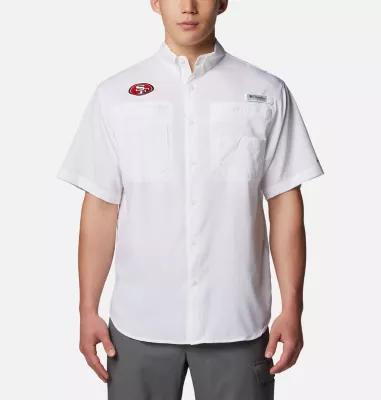 Columbia Men's PFG Tamiami Short Sleeve Shirt - San Francisco 49ers by COLUMBIA