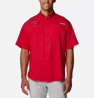 Columbia Men's PFG Tamiami Short Sleeve Shirt - Tampa Bay Buccaneers by COLUMBIA