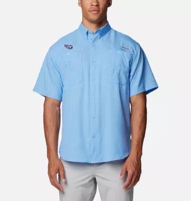 Columbia Men's PFG Tamiami Short Sleeve Shirt - Tennessee Titans by COLUMBIA
