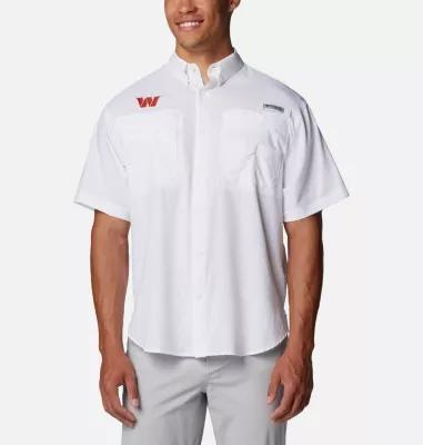 Columbia Men's PFG Tamiami Short Sleeve Shirt - Washington Commanders by COLUMBIA