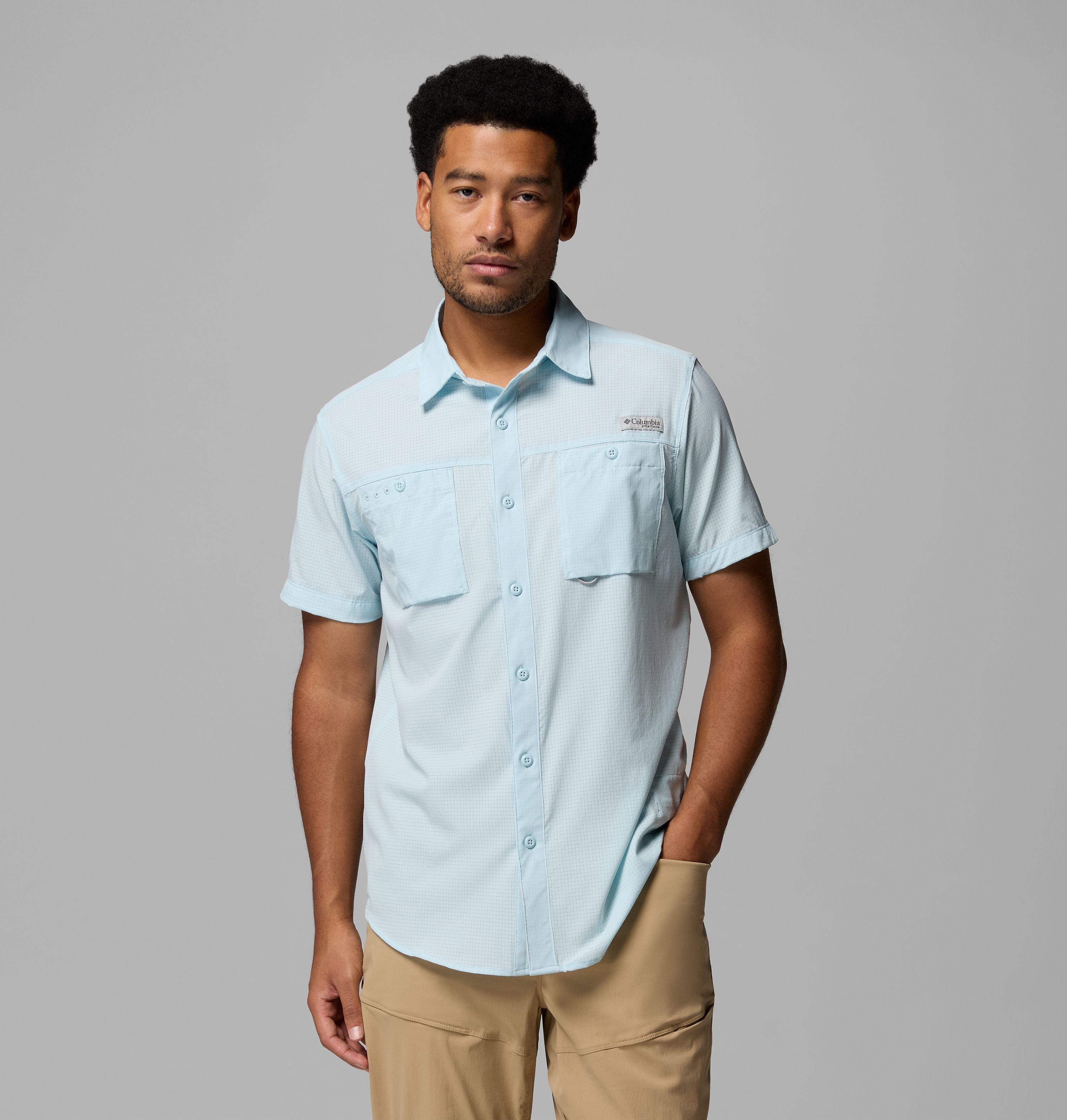 Columbia Men's PFG Wild Cast Vent Short Sleeve Shirt by COLUMBIA