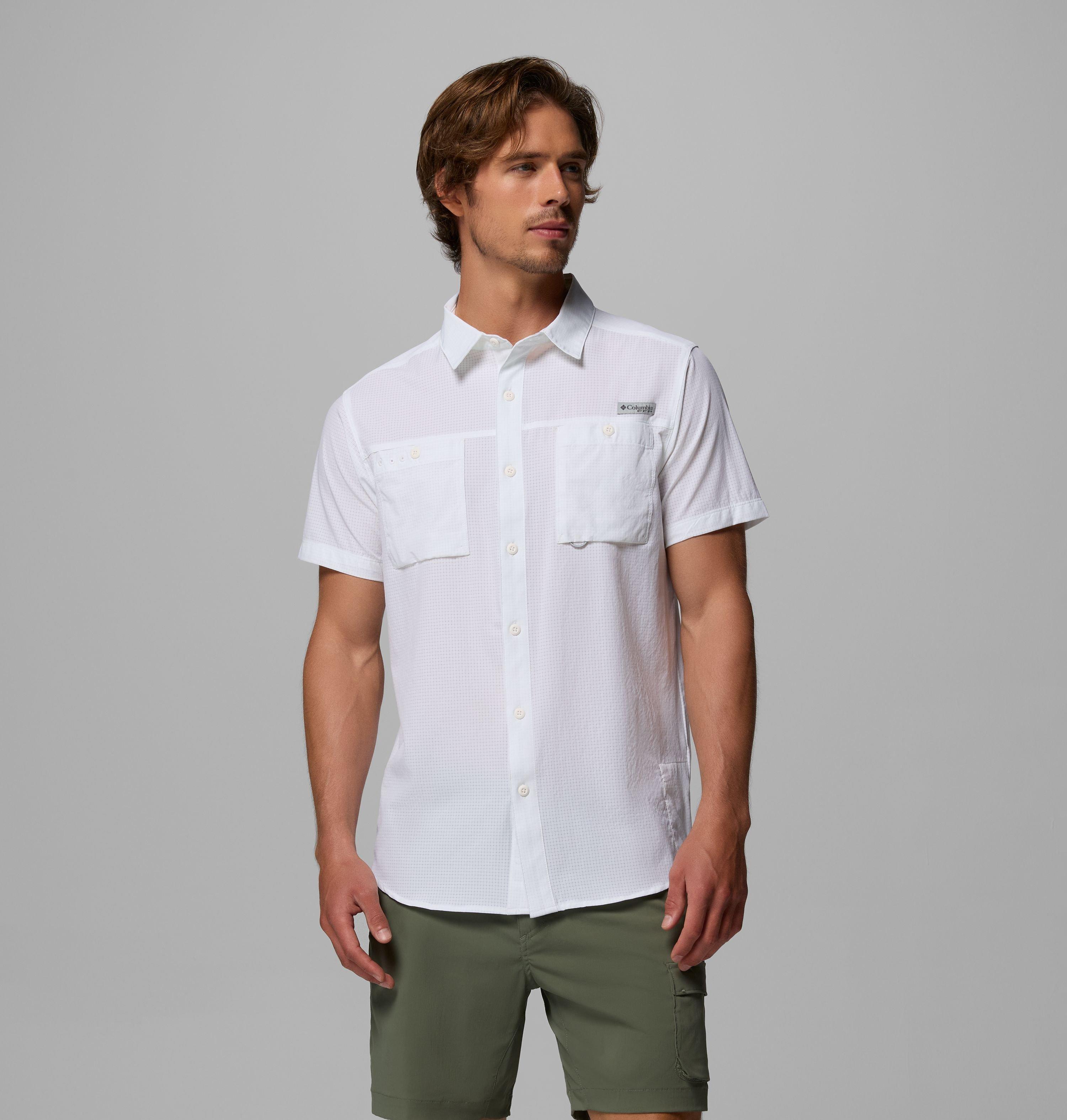 Columbia Men's PFG Wild Cast Vent Short Sleeve Shirt by COLUMBIA
