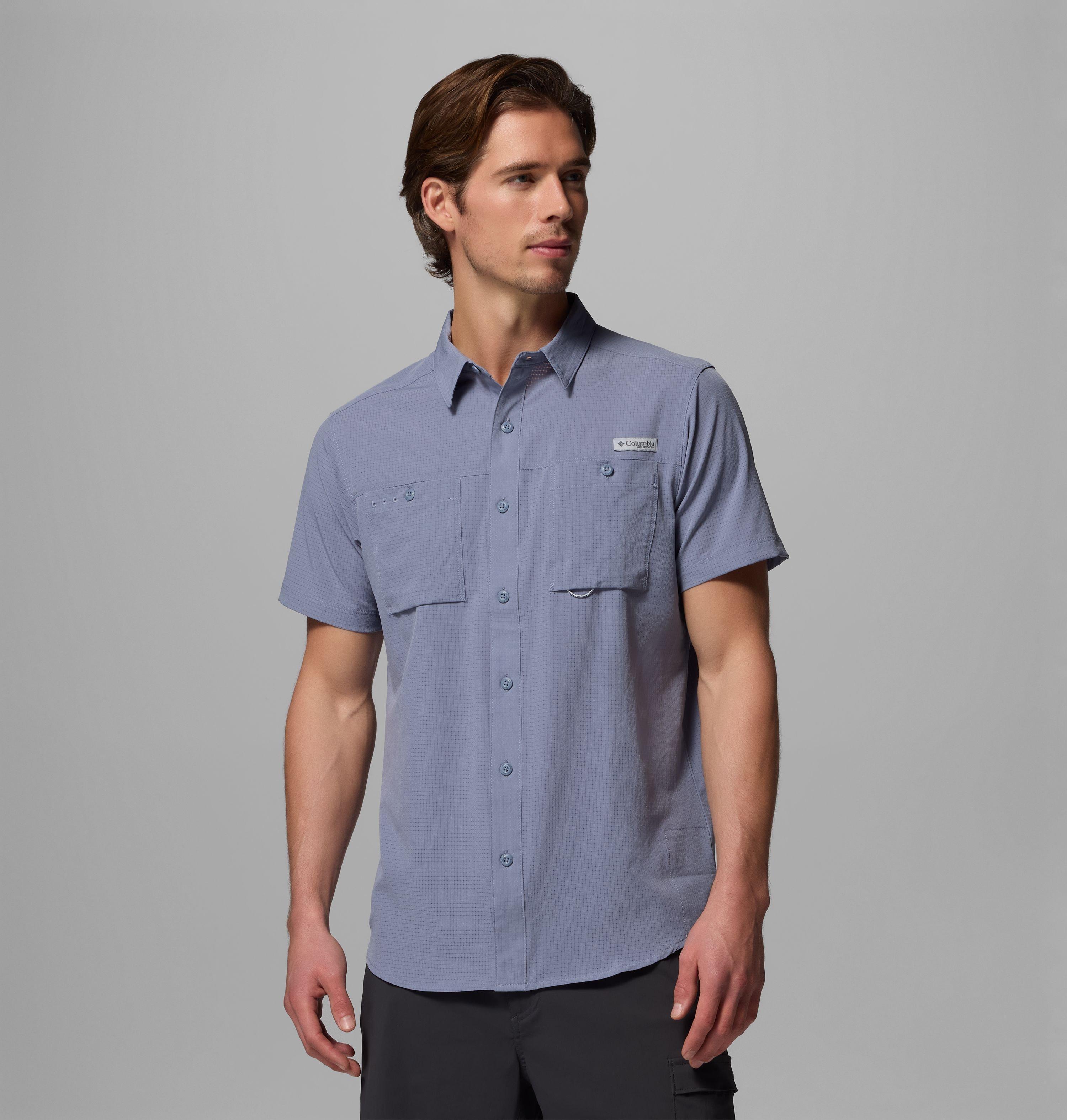 Columbia Men's PFG Wild Cast Vent Short Sleeve Shirt by COLUMBIA