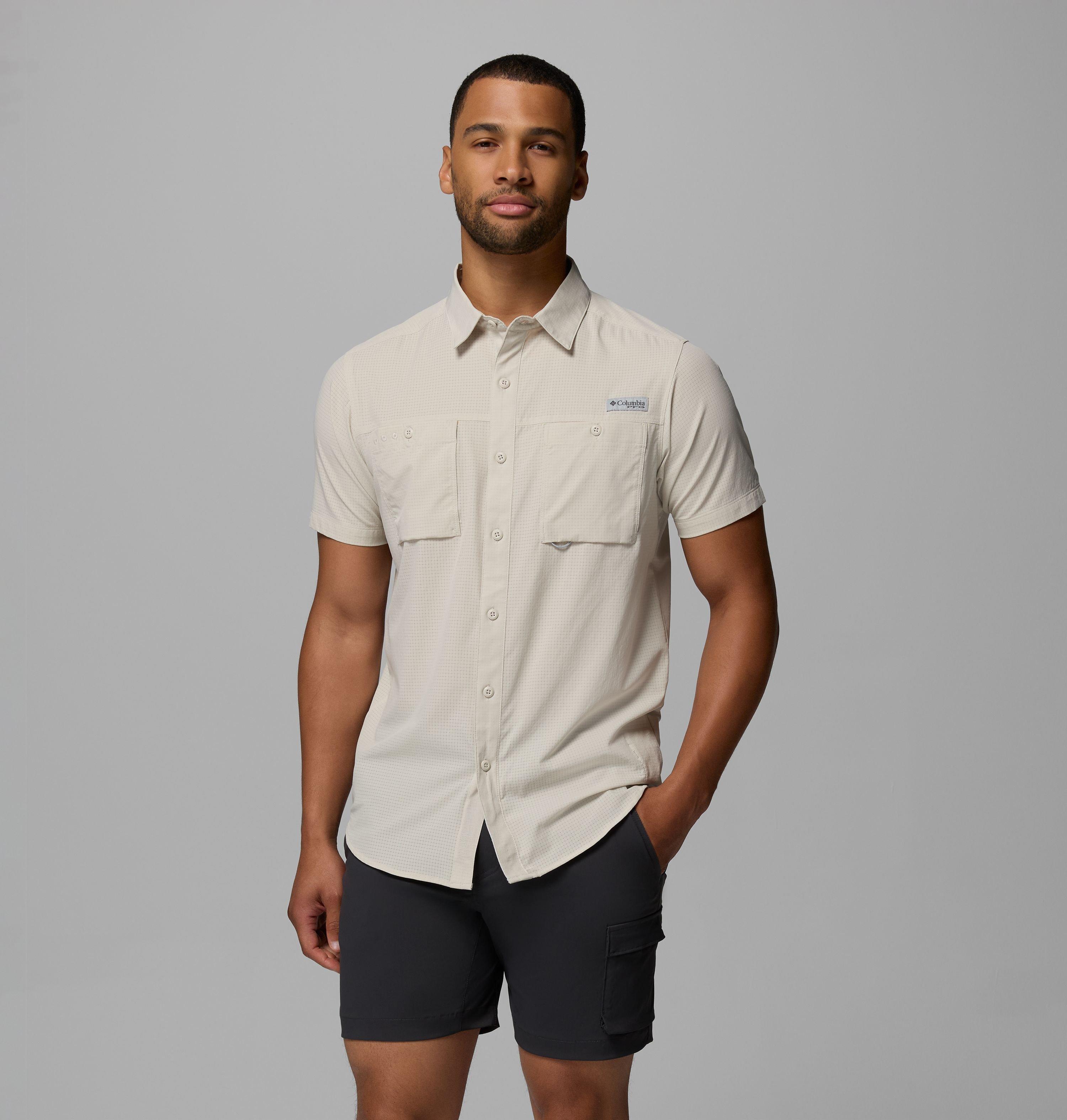 Columbia Men's PFG Wild Cast Vent Short Sleeve Shirt by COLUMBIA