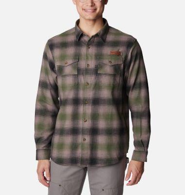 Columbia Men's PHG Roughtail Stretch Flannel Long Sleeve Shirt by COLUMBIA