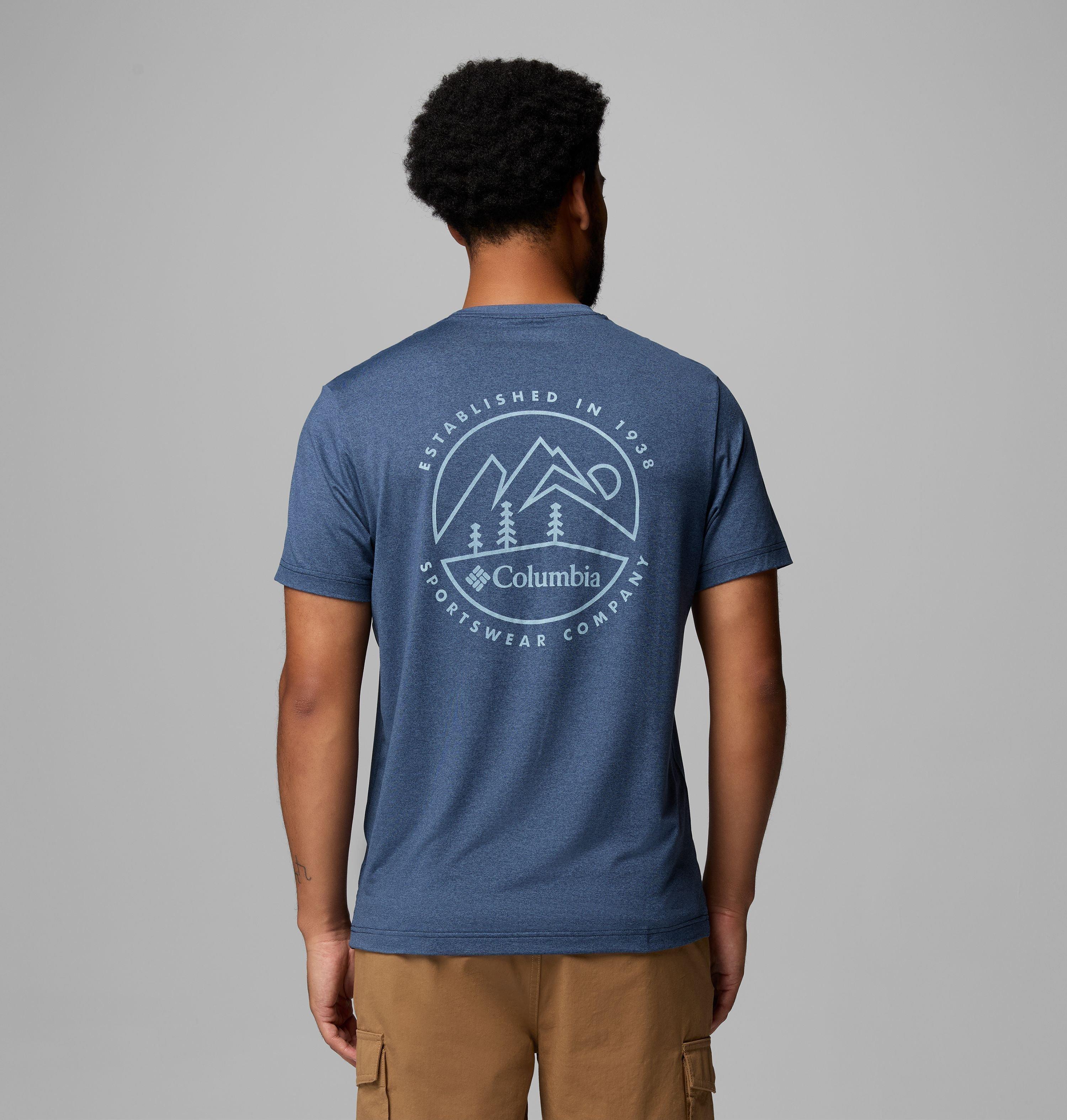 Columbia Men's Parsons Point Short Sleeve Back Graphic T-Shirt by COLUMBIA