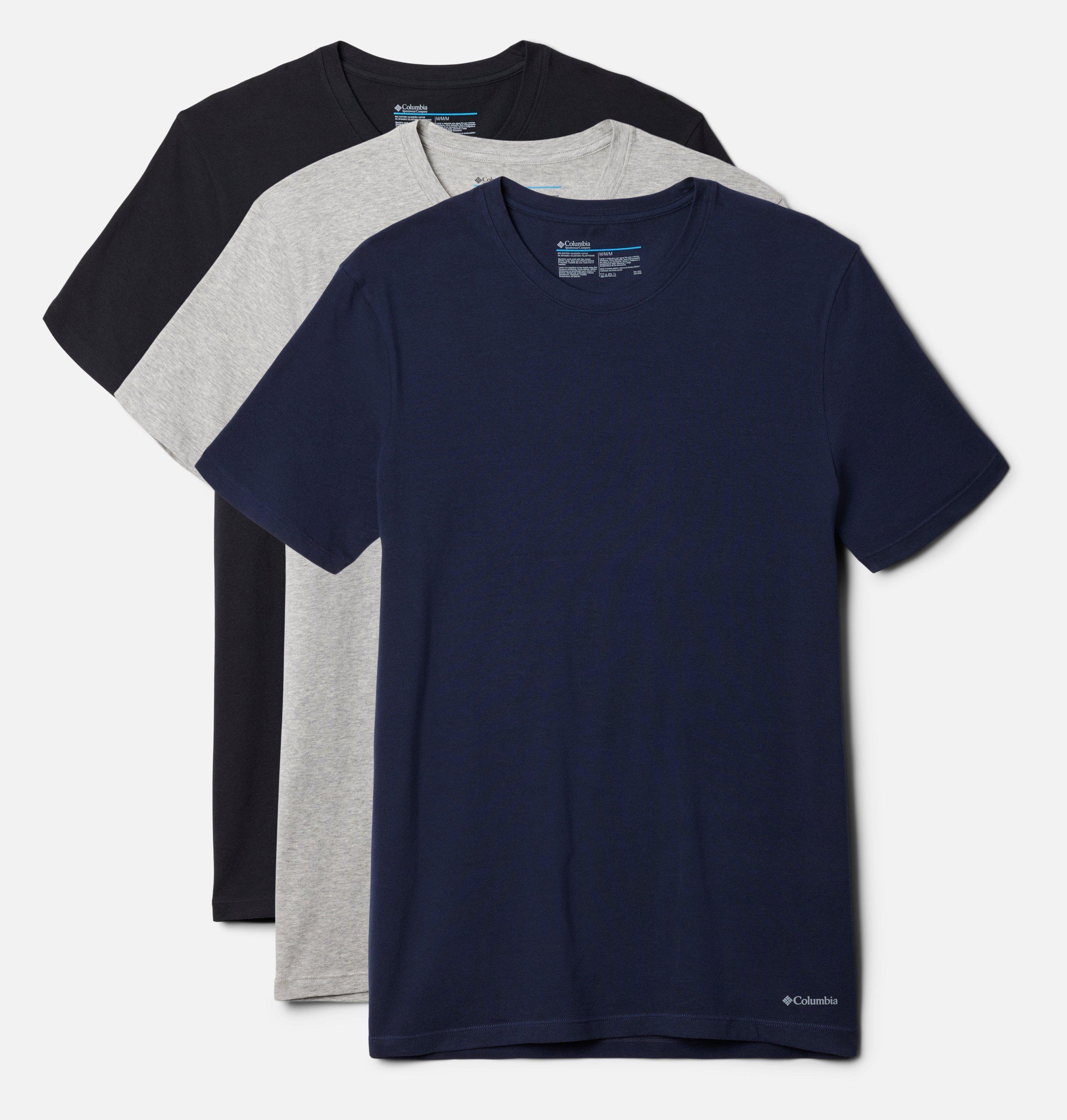 Columbia Men's Performance Cotton Stretch Crew - 3 pack by COLUMBIA