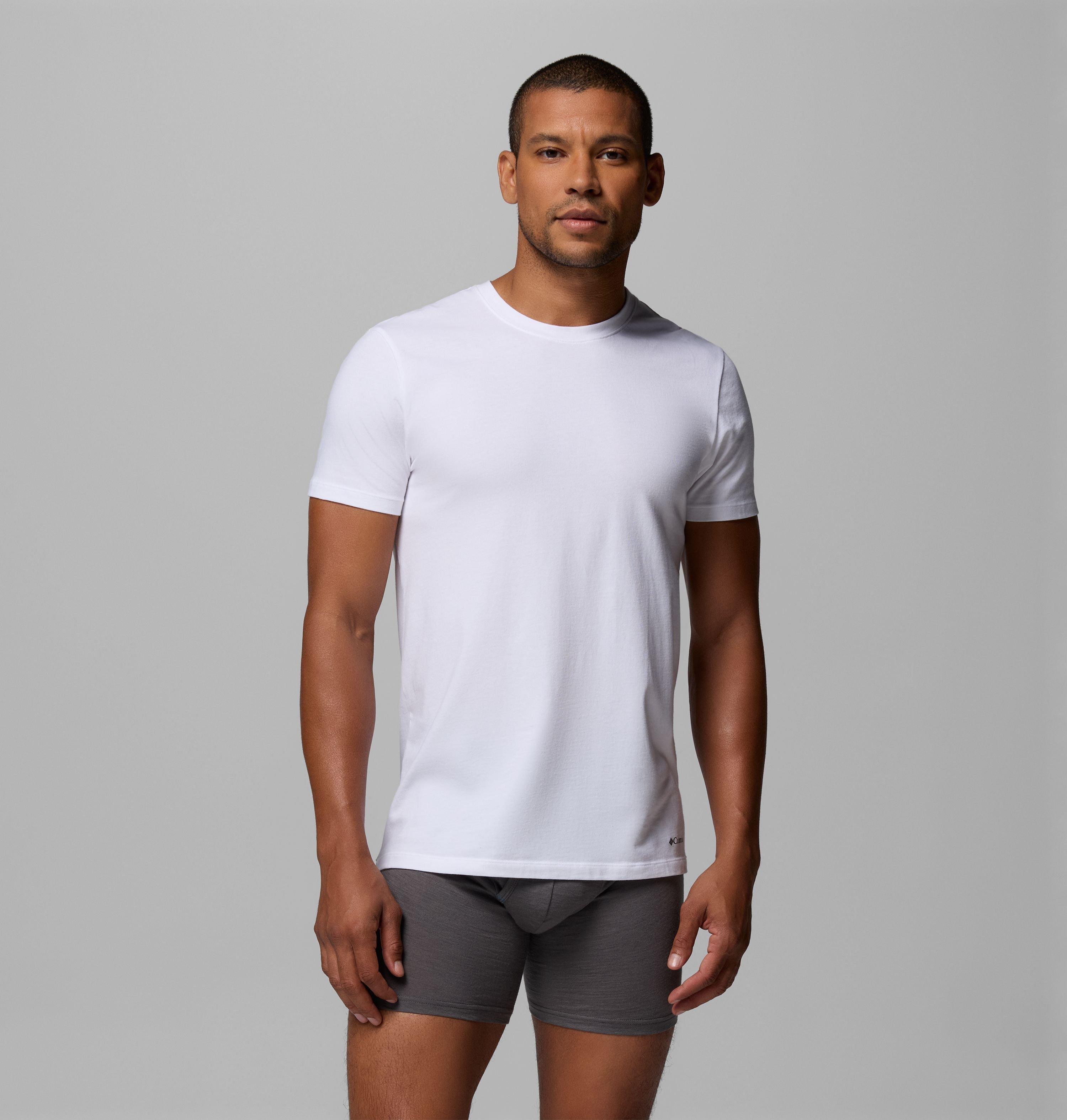 Columbia Men's Performance Cotton Stretch Crew - 3 pack by COLUMBIA