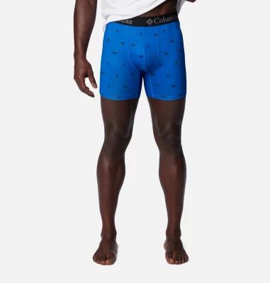 Columbia Mens Printed 360 Stretch Boxer Briefs - 3 Pack by COLUMBIA