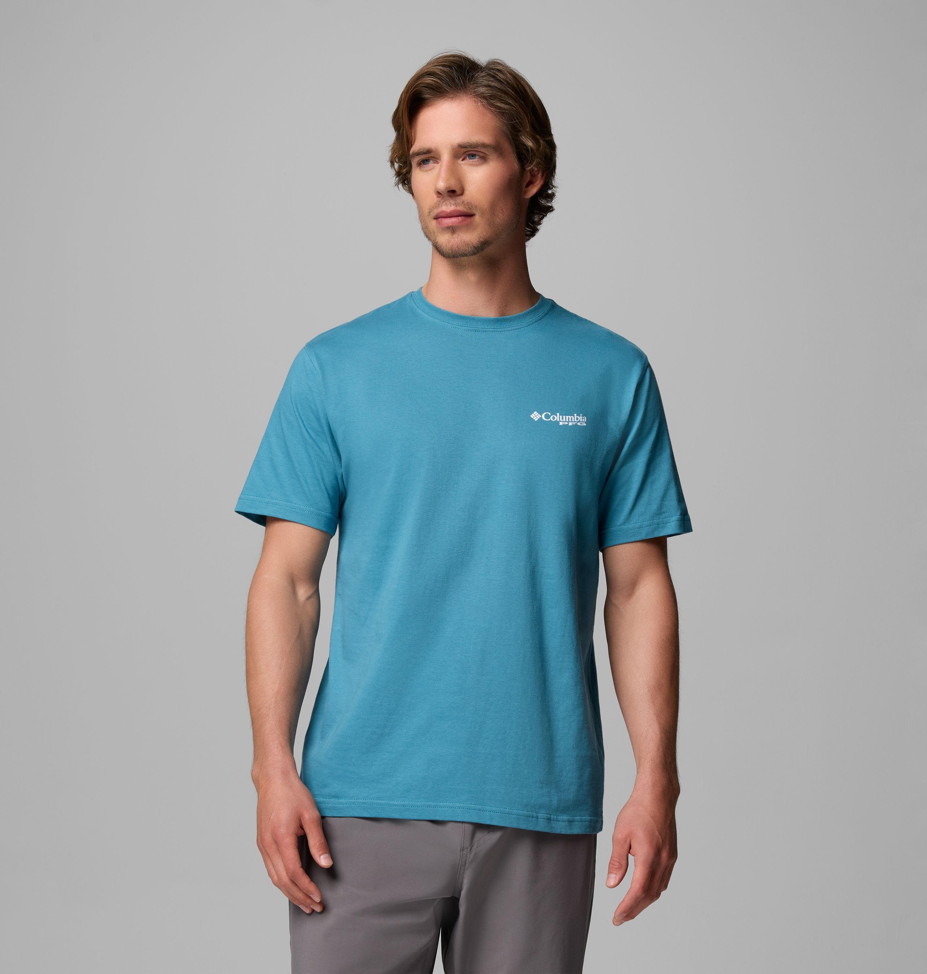 Columbia Men's Ralfie Tarpon Br PFG Short Sleeve T-Shirt by COLUMBIA