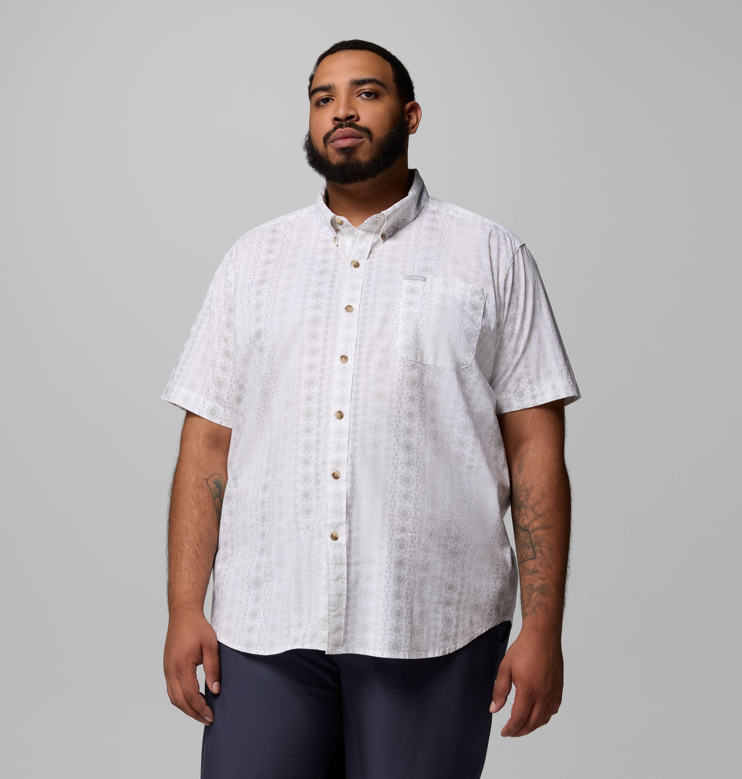 Columbia Men's Rapid Rivers Printed Short Sleeve Shirt  Big by COLUMBIA