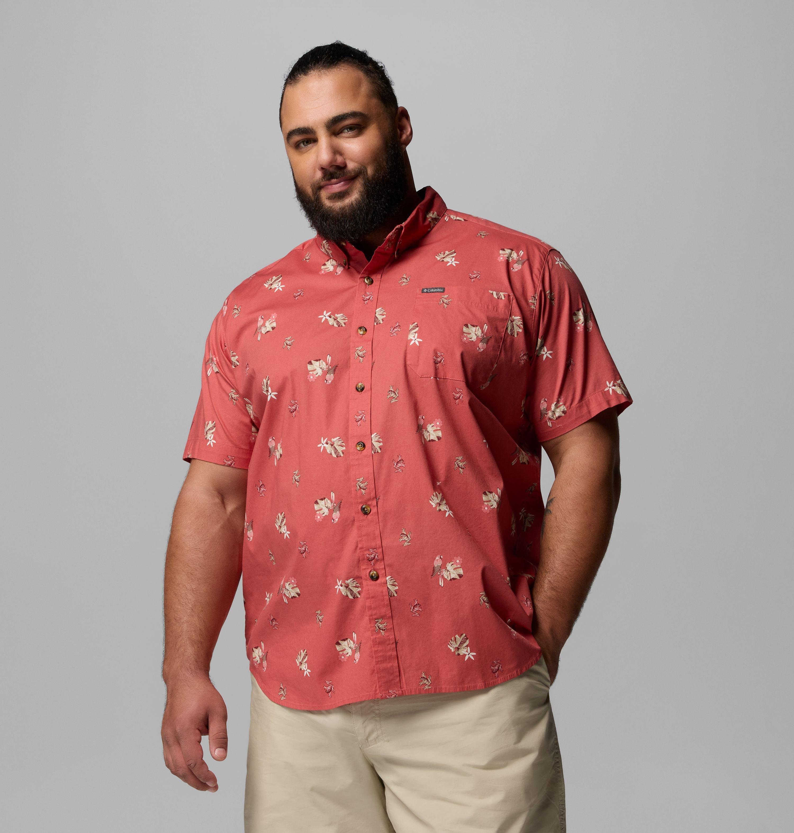 Columbia Men's Rapid Rivers Printed Short Sleeve Shirt  Big by undefined