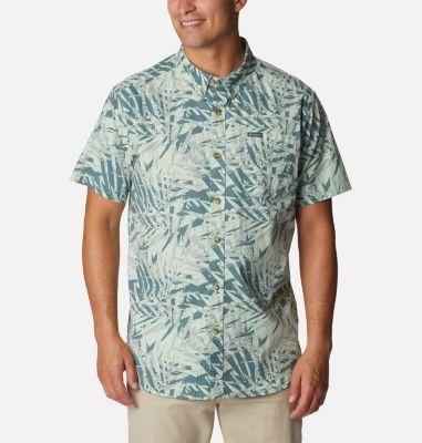 Columbia Men's Rapid Rivers Printed Short Sleeve Shirt  Tall by COLUMBIA