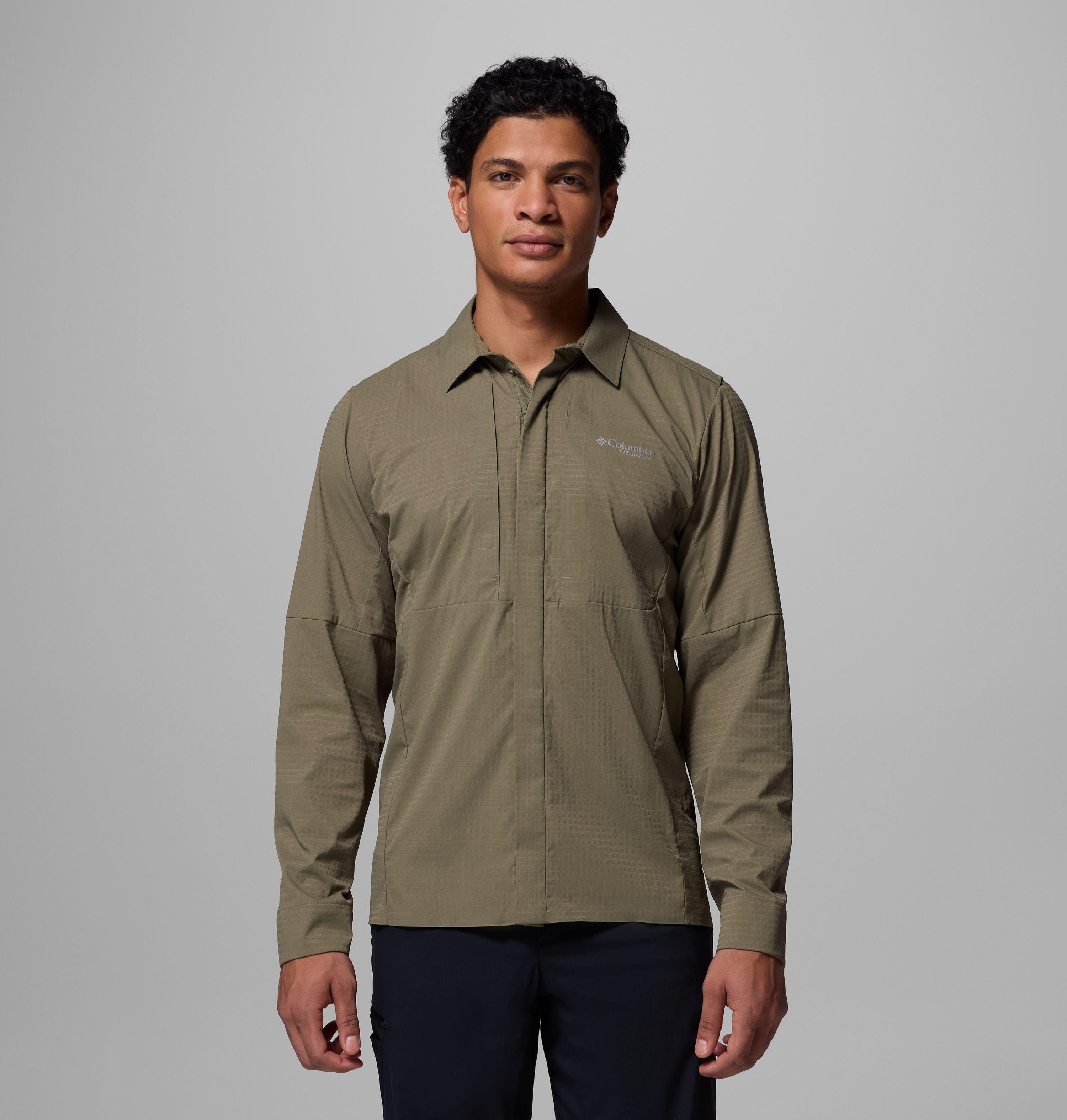 Columbia Men's Ridge Ascent Woven Long Sleeve Shirt by COLUMBIA