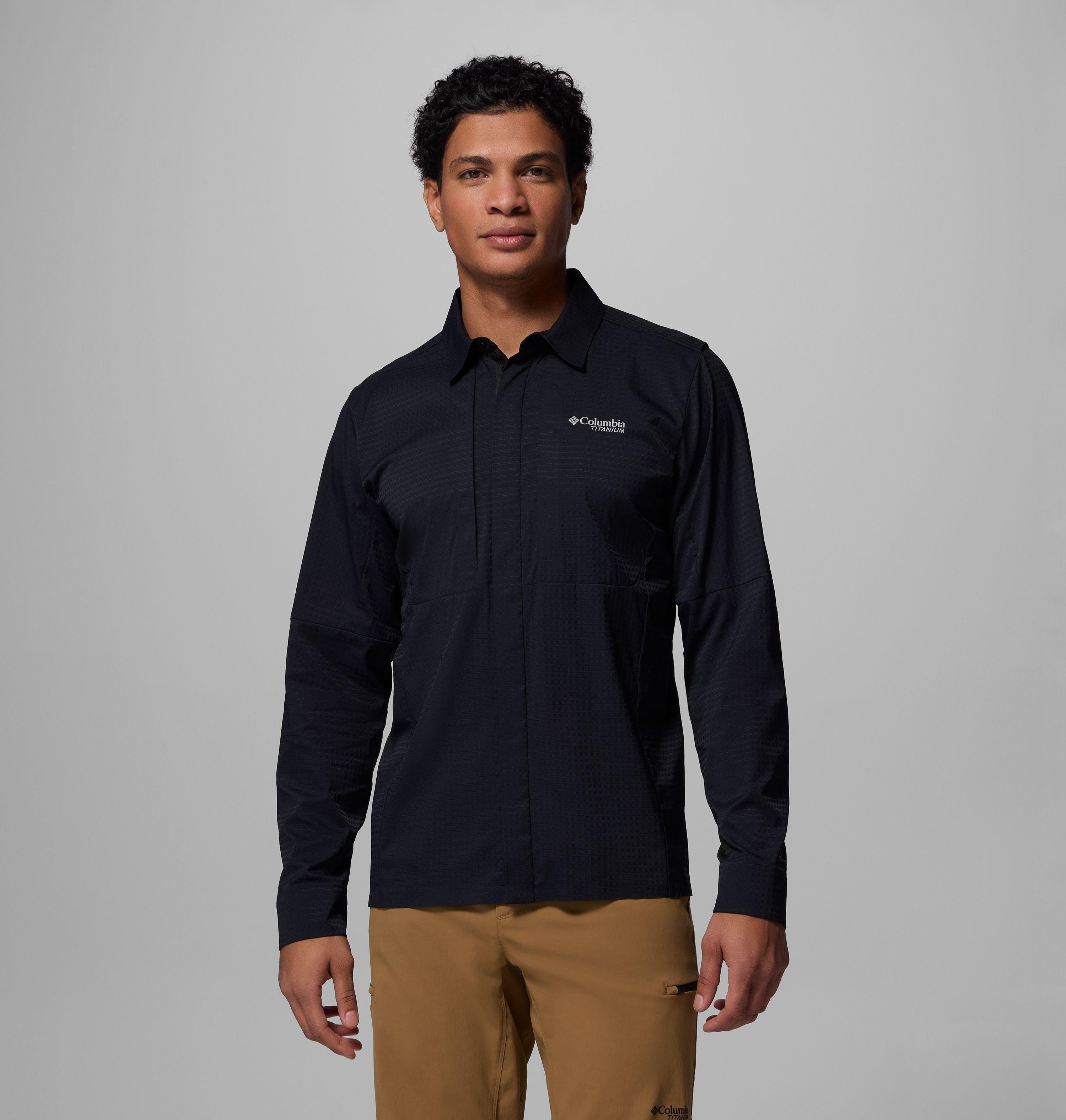 Columbia Men's Ridge Ascent Woven Long Sleeve Shirt by COLUMBIA