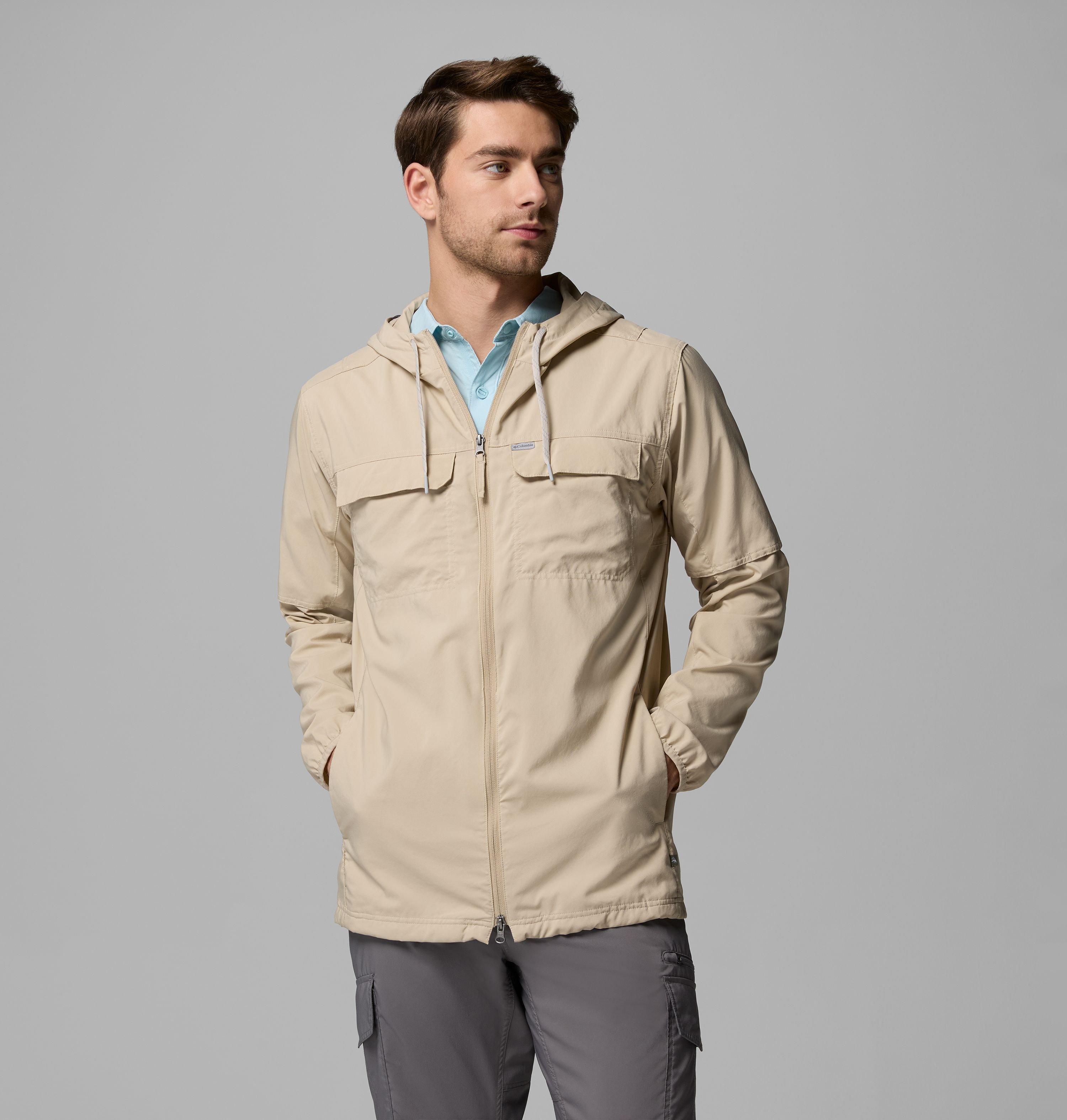 Columbia Men's Skien Valley Hooded Long Sleeve Shirt - Tall by COLUMBIA