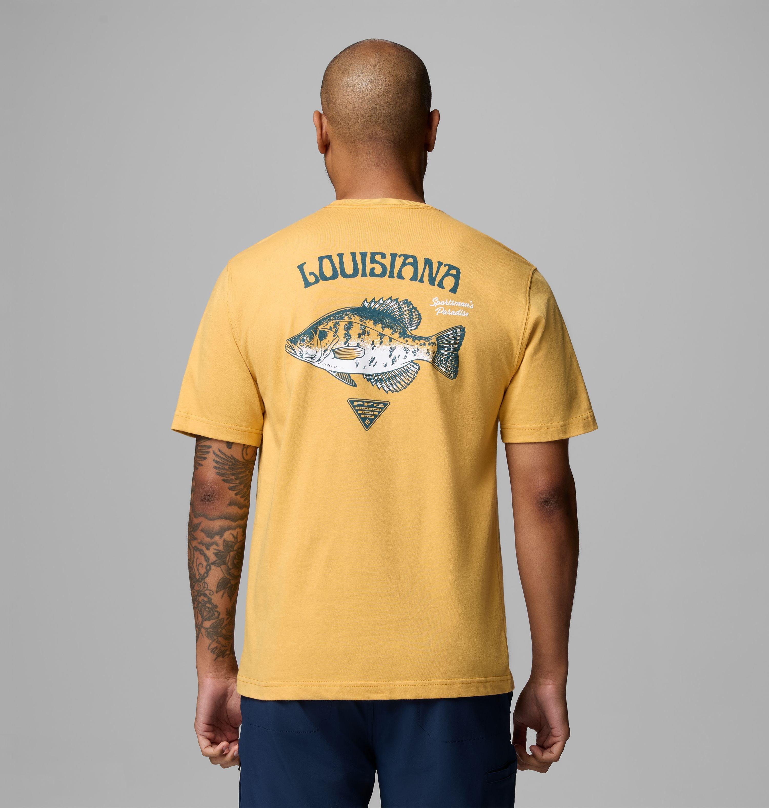 Columbia Men's Sportsman LA Br PFG Short Sleeve T-Shirt by COLUMBIA