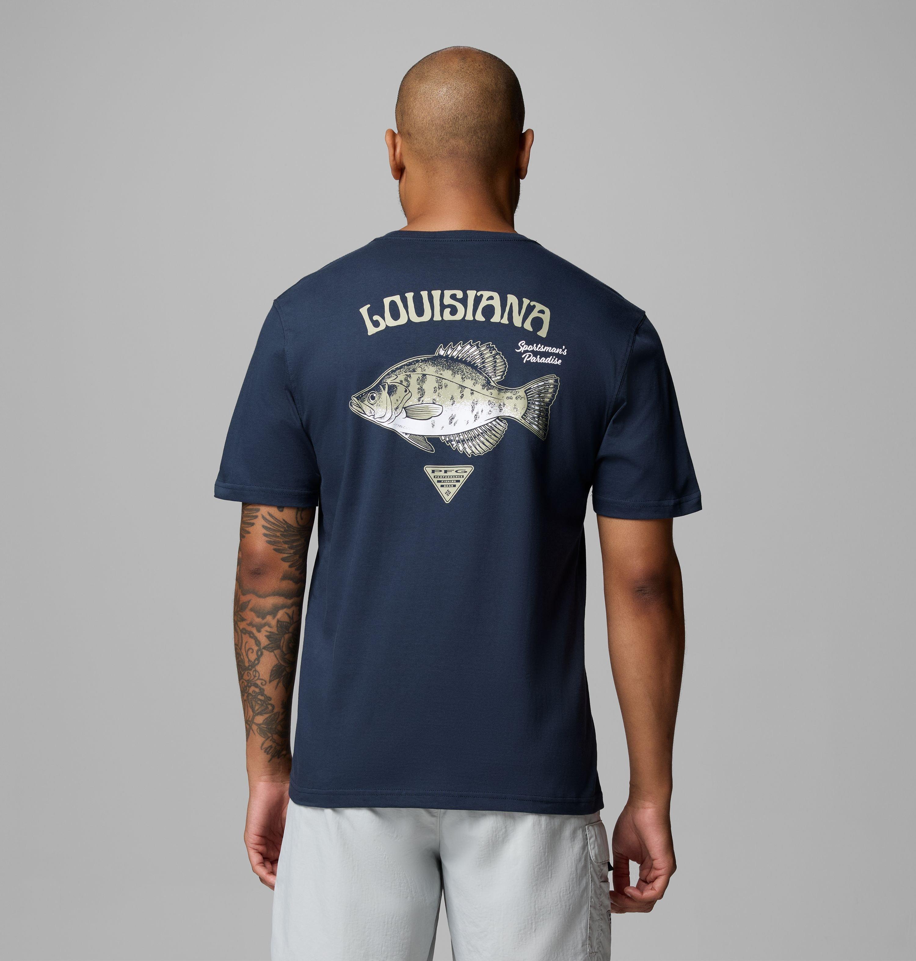Columbia Men's Sportsman LA Br PFG Short Sleeve T-Shirt by COLUMBIA