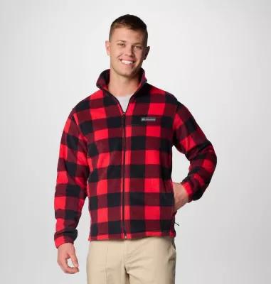 Columbia Men's Steens Mountain Printed Fleece Jacket - Tall by COLUMBIA