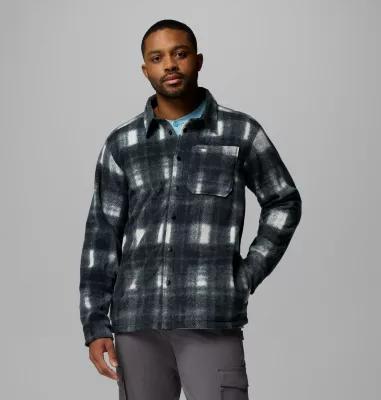 Columbia Men's Steens Mountain Printed Fleece Shirt Jacket II by COLUMBIA