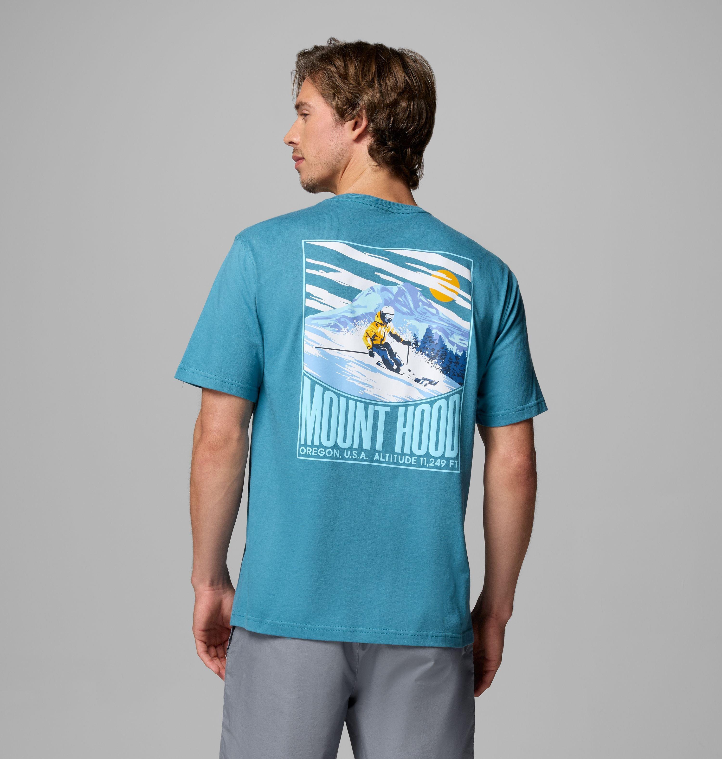 Columbia Men's Steep Mt Hood OR CSC Short Sleeve T-Shirt by COLUMBIA
