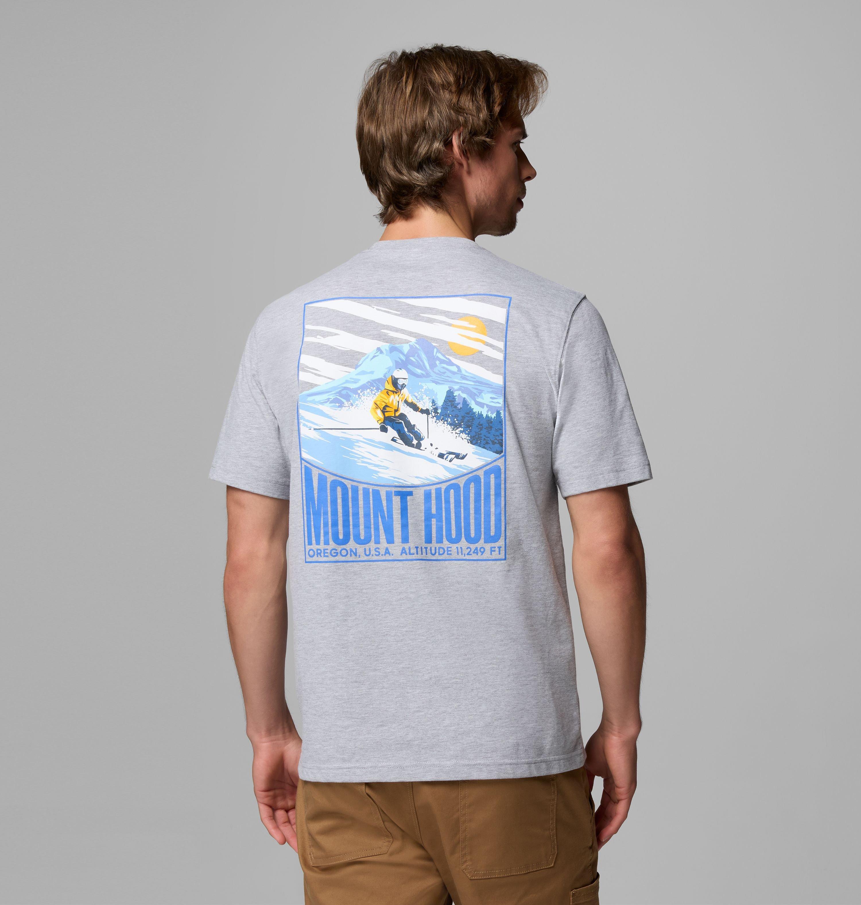 Columbia Men's Steep Mt Hood OR CSC Short Sleeve T-Shirt by COLUMBIA