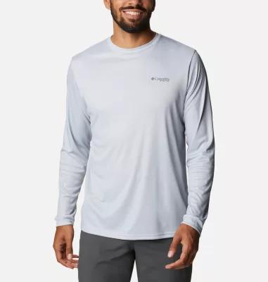 Columbia Men's Terminal Tackle PFG Fish Flag Long Sleeve Shirt by COLUMBIA