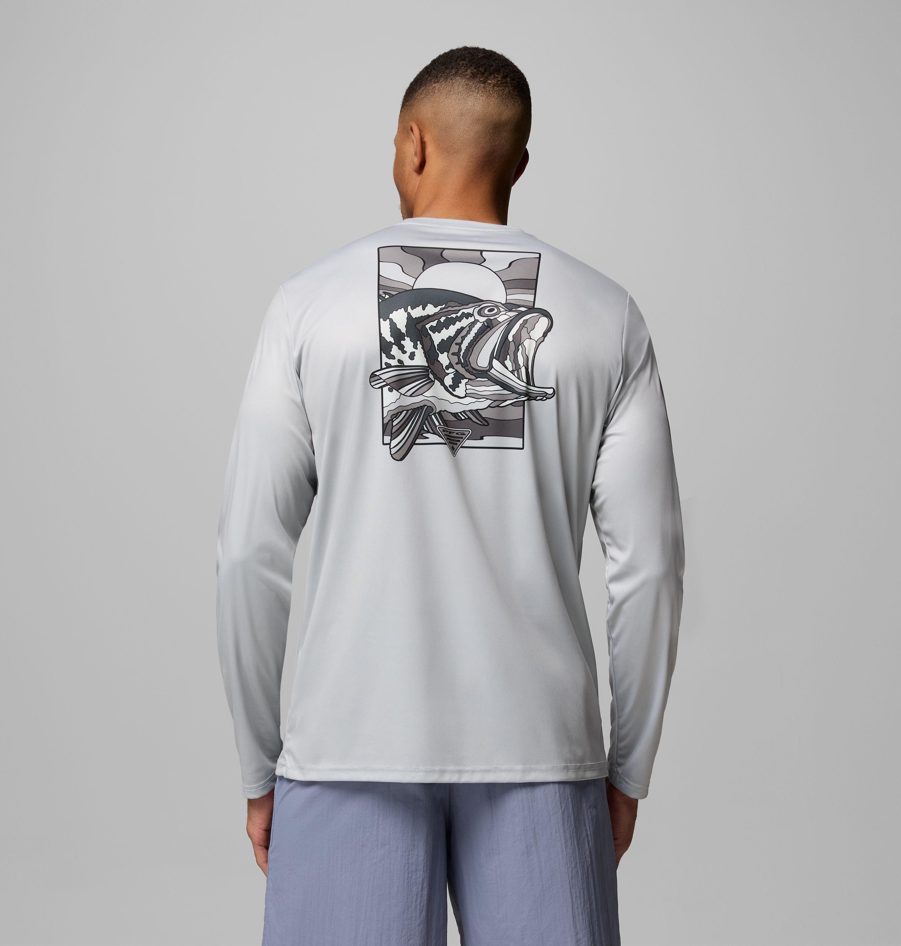 Columbia Men's Terminal Tackle PFG Fish Shine II Long Sleeve Shirt by COLUMBIA
