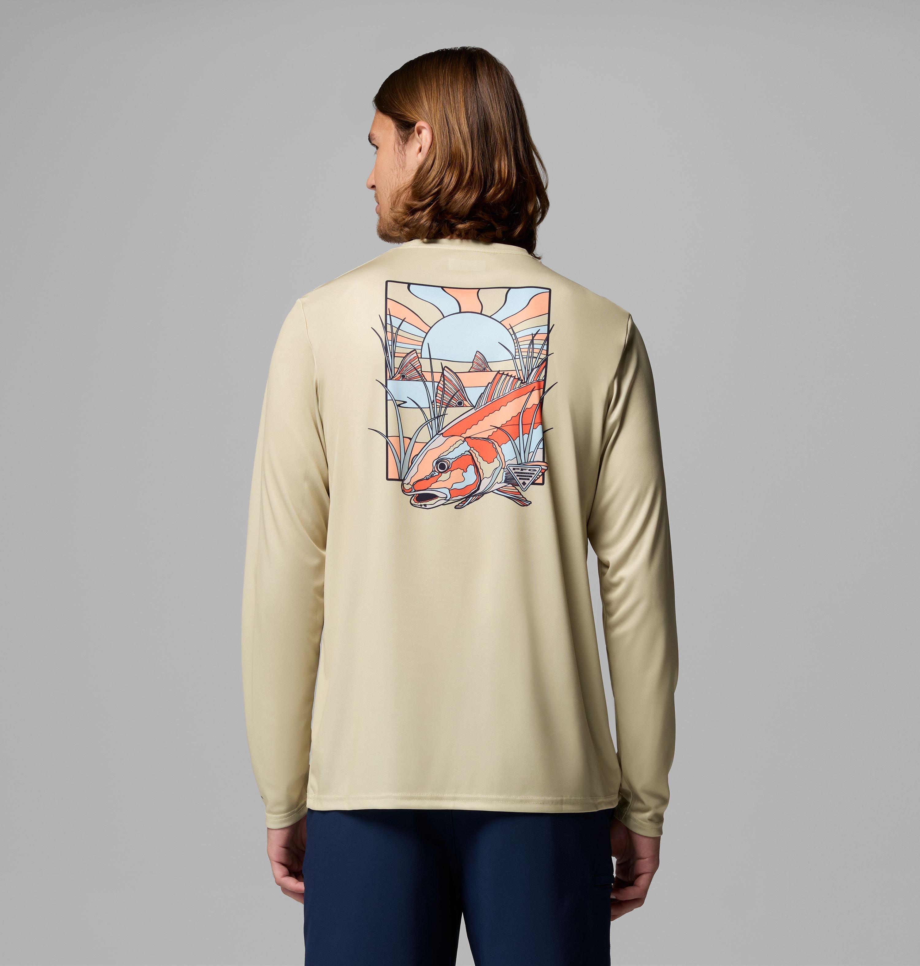 Columbia Men's Terminal Tackle PFG Fish Shine II Long Sleeve Shirt by COLUMBIA