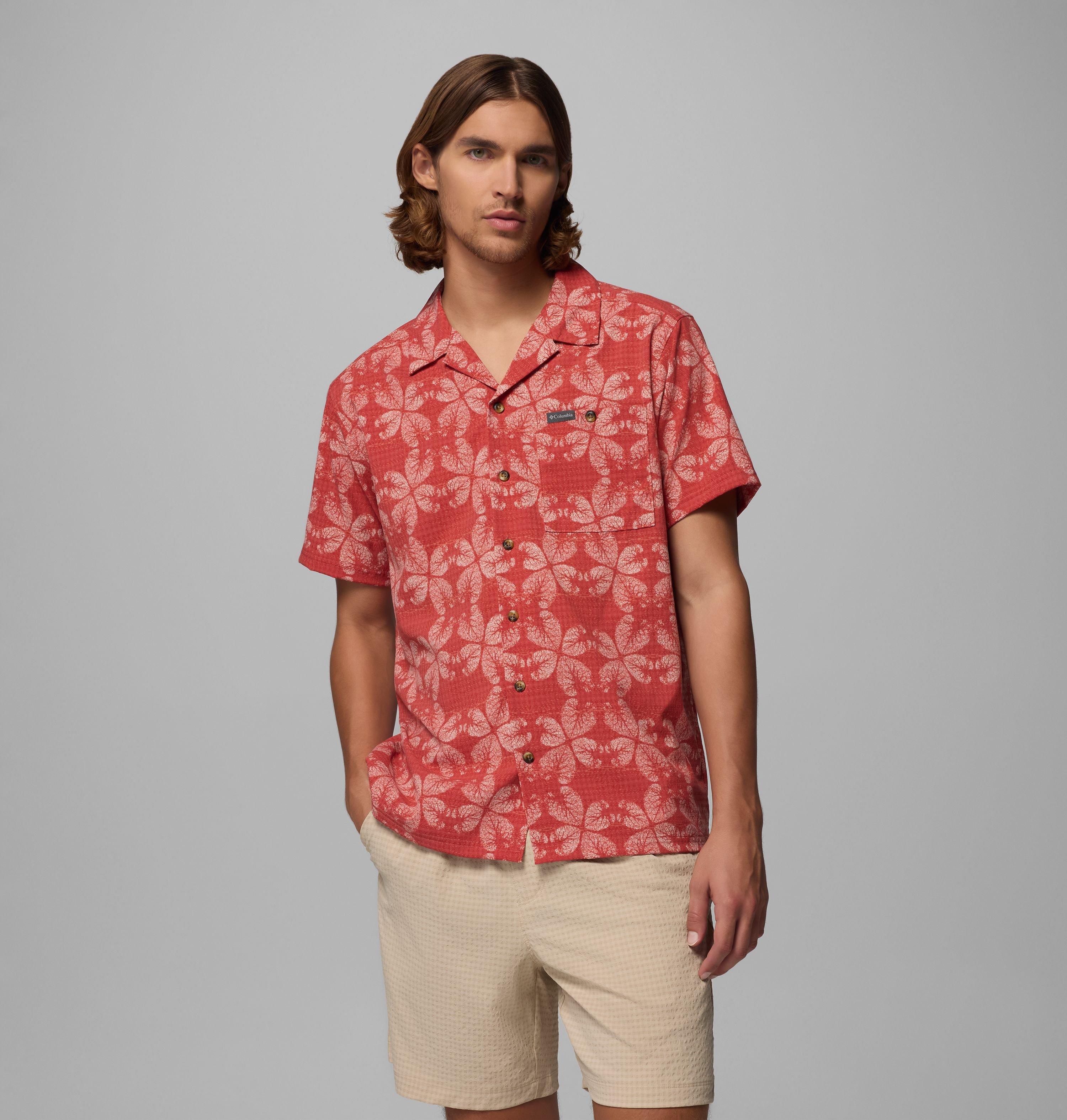 Columbia Men's Utilizer Print Camp Shirt by COLUMBIA