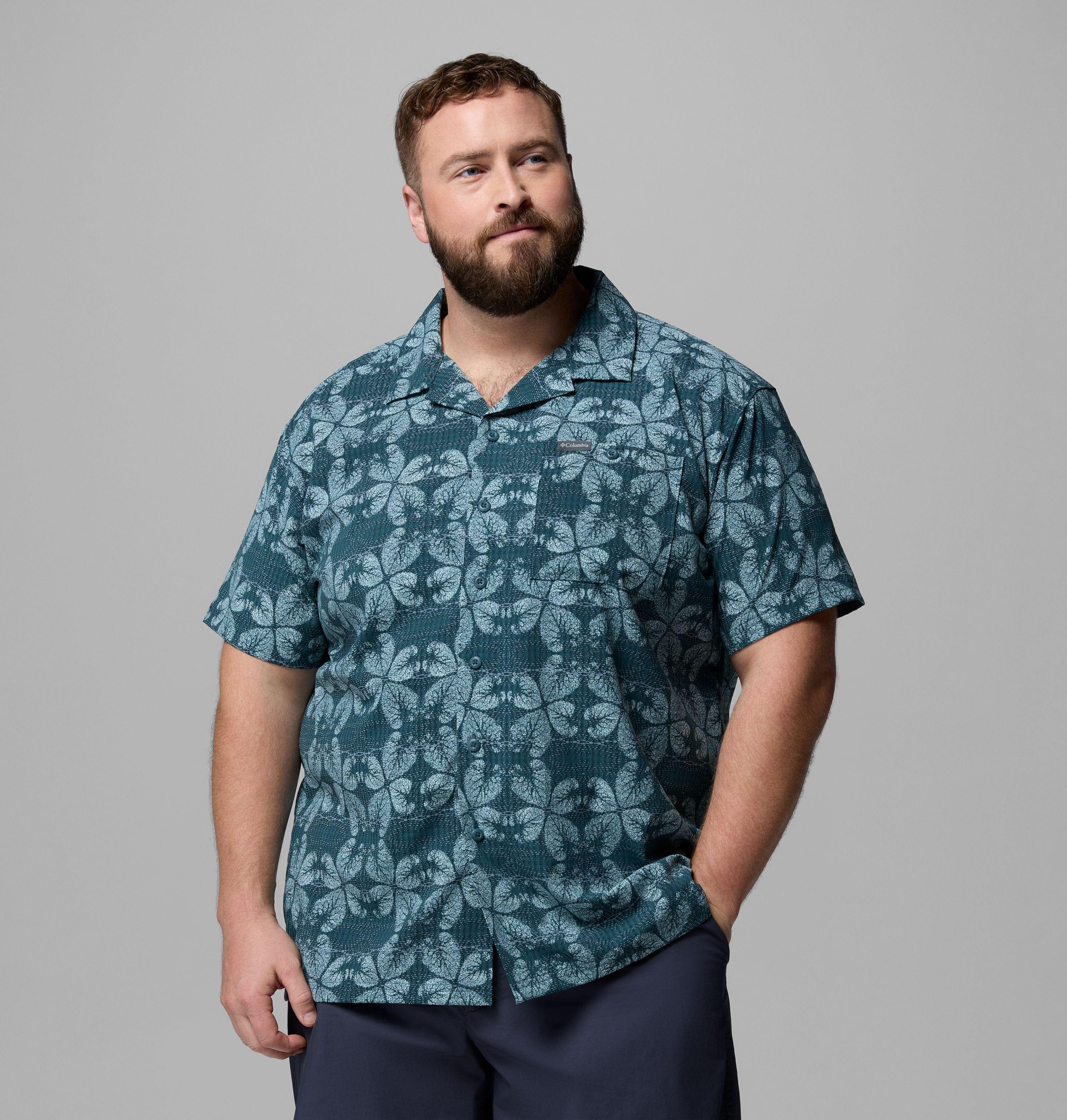 Columbia Men's Utilizer Print Camp Shirt - Big by COLUMBIA