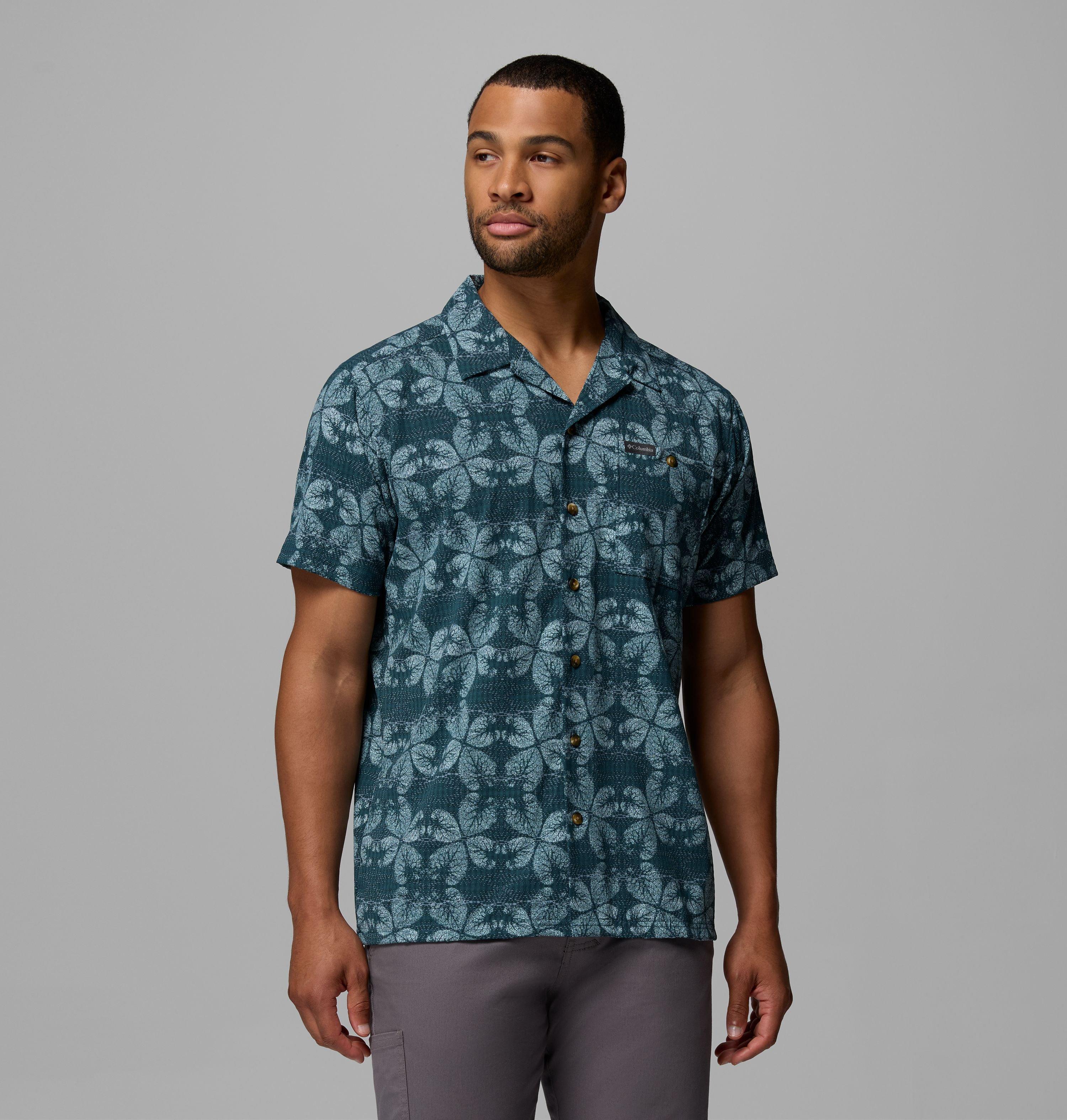Columbia Men's Utilizer Print Camp Shirt - Tall by COLUMBIA