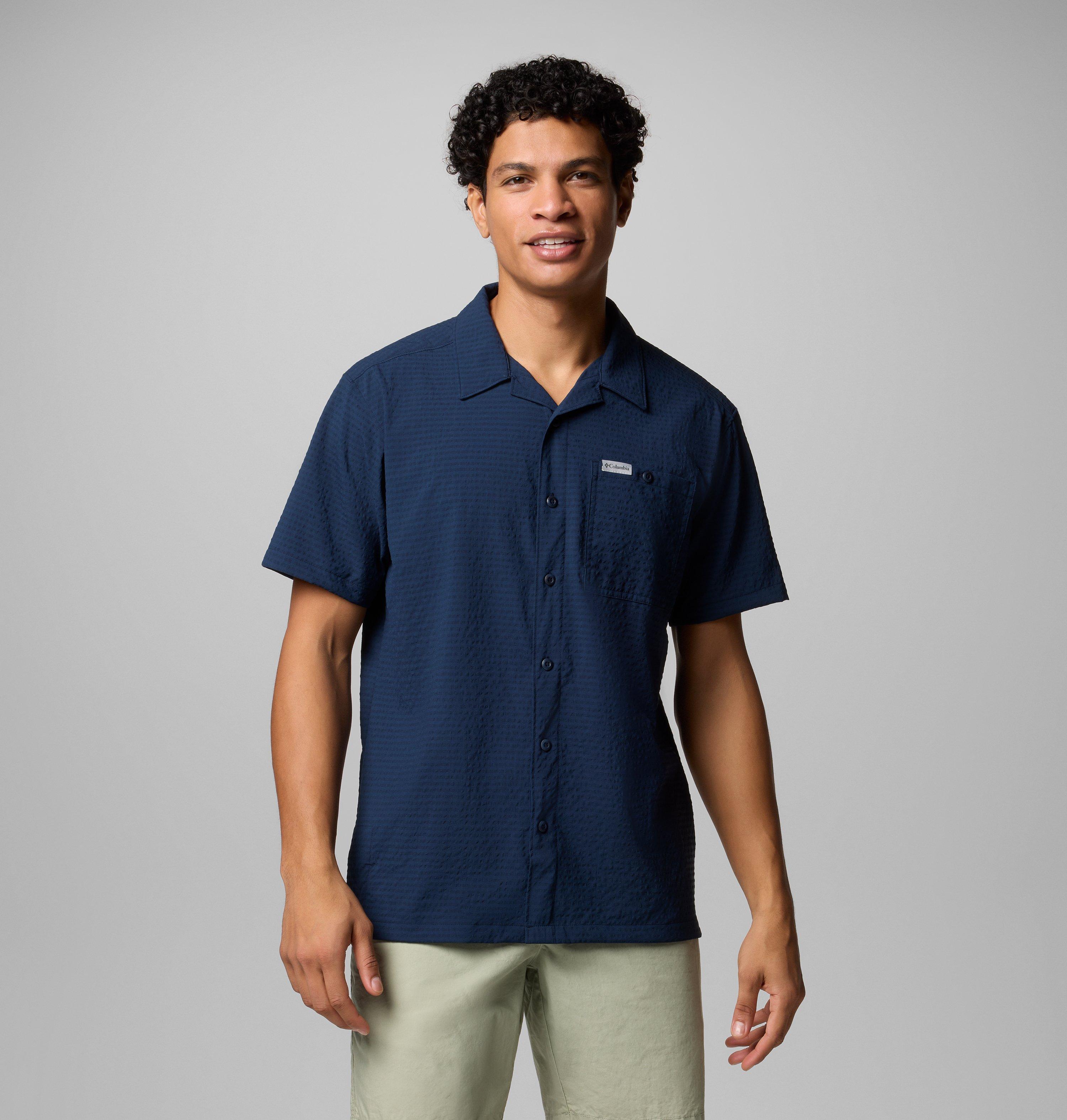 Columbia Men's Utilizer Short Sleeve Camp Shirt - Tall by COLUMBIA