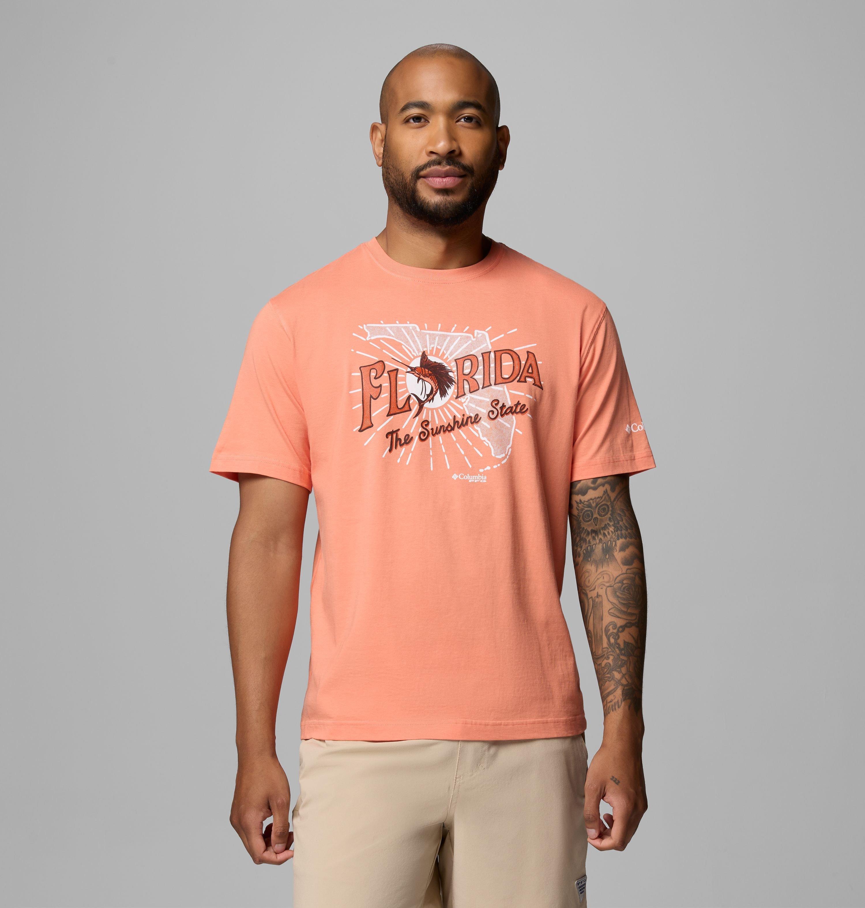 Columbia Men's Vacation Marlin FL PFG Short Sleeve T-Shirt by COLUMBIA