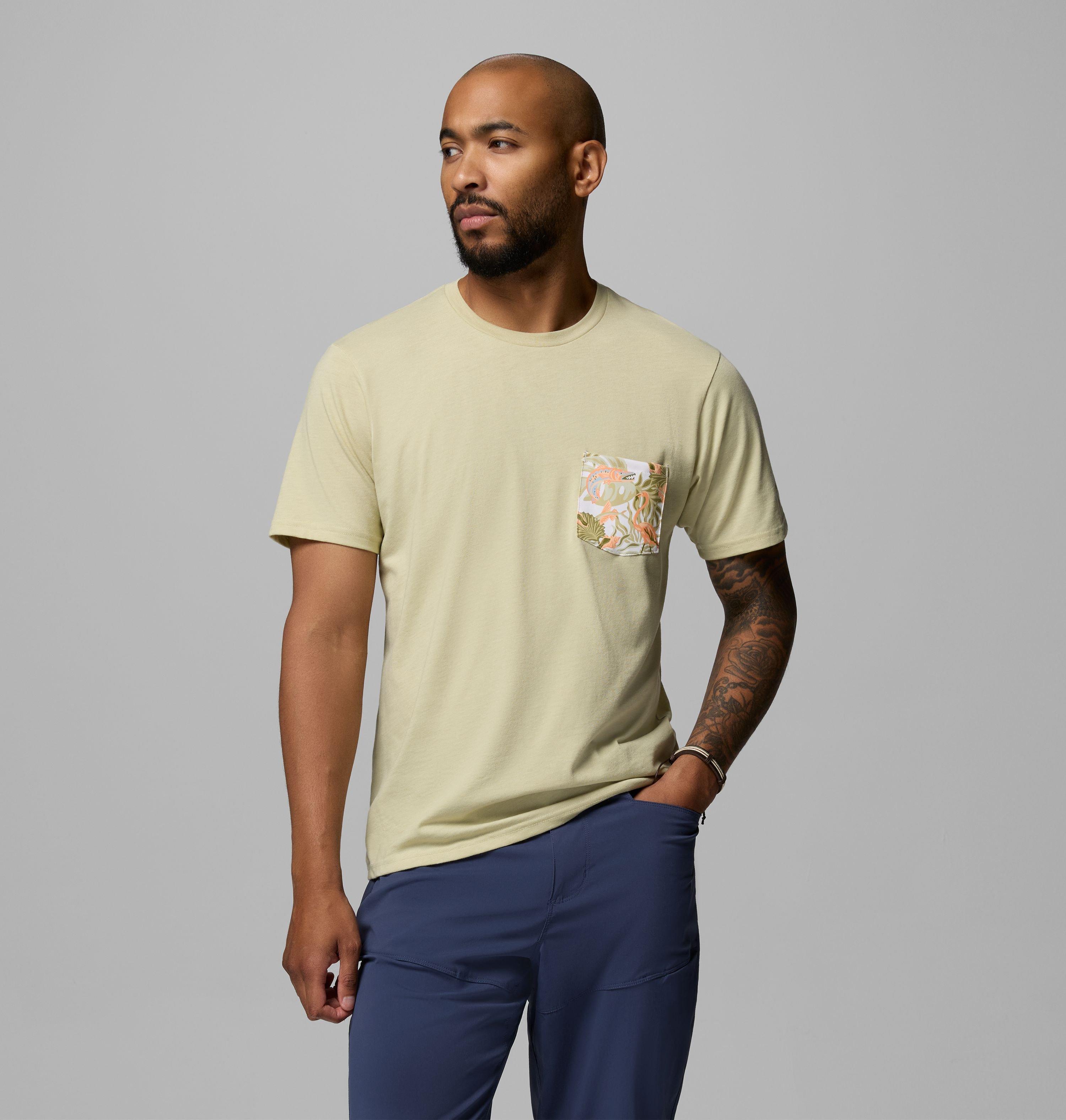 Columbia Men's Wild Cast Short Sleeve Pocket T-Shirt by COLUMBIA