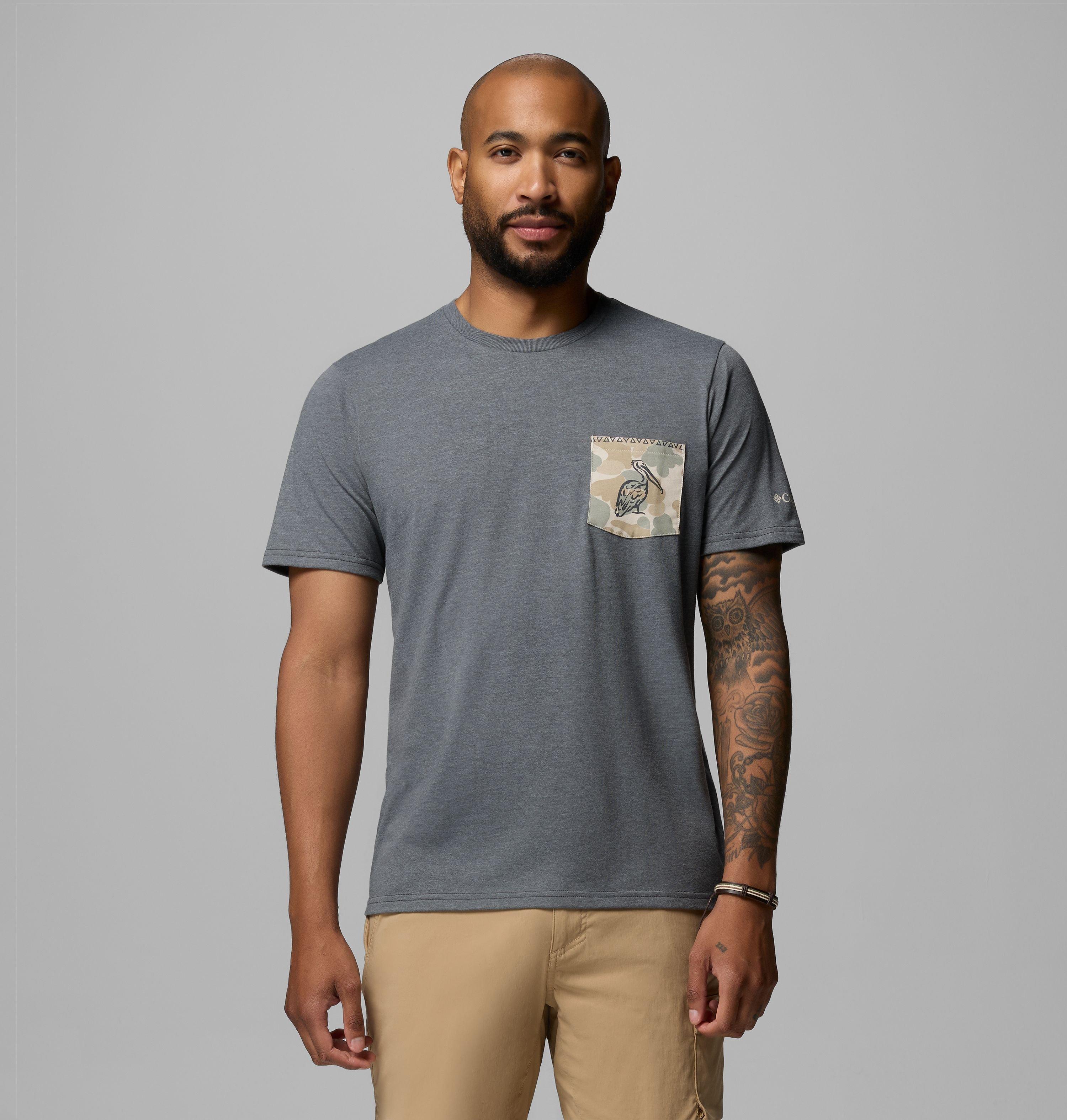 Columbia Men's Wild Cast Short Sleeve Pocket T-Shirt by COLUMBIA