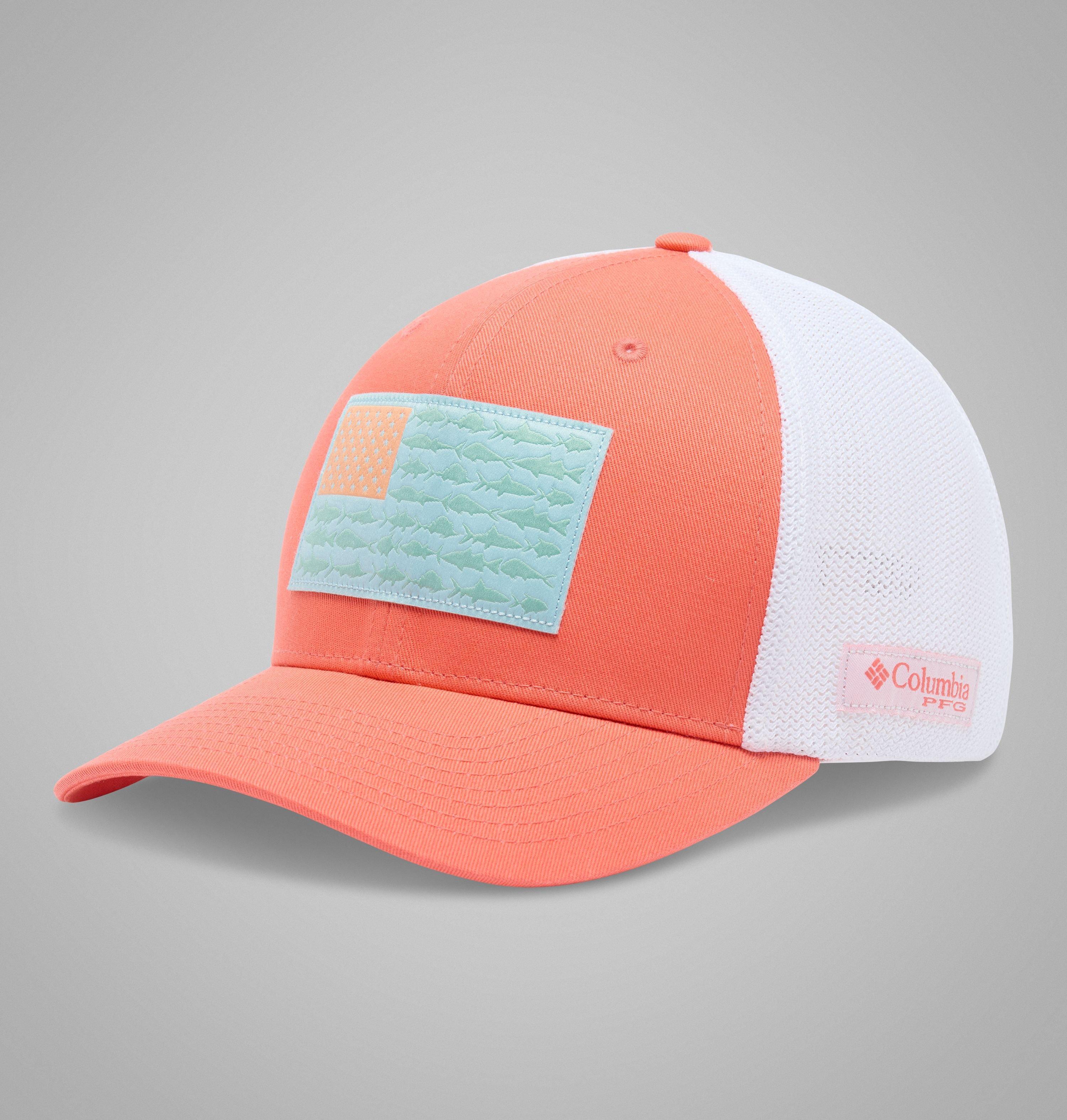 Columbia PFG Fish Flag Mesh Ball Cap by COLUMBIA