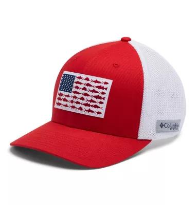 Columbia PFG Fish Flag Mesh Ball Cap by COLUMBIA