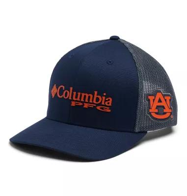 Columbia PFG Mesh Snap Back Ball Cap - Auburn by COLUMBIA