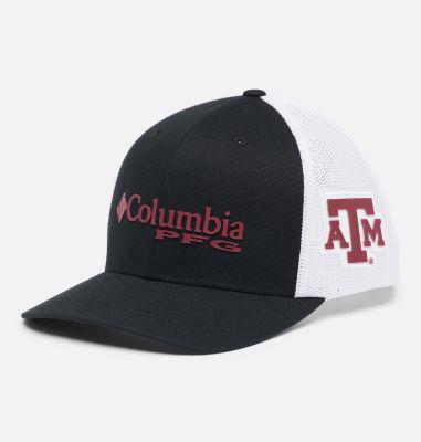 Columbia PFG Mesh Snap Back Ball Cap - Texas A&M by COLUMBIA